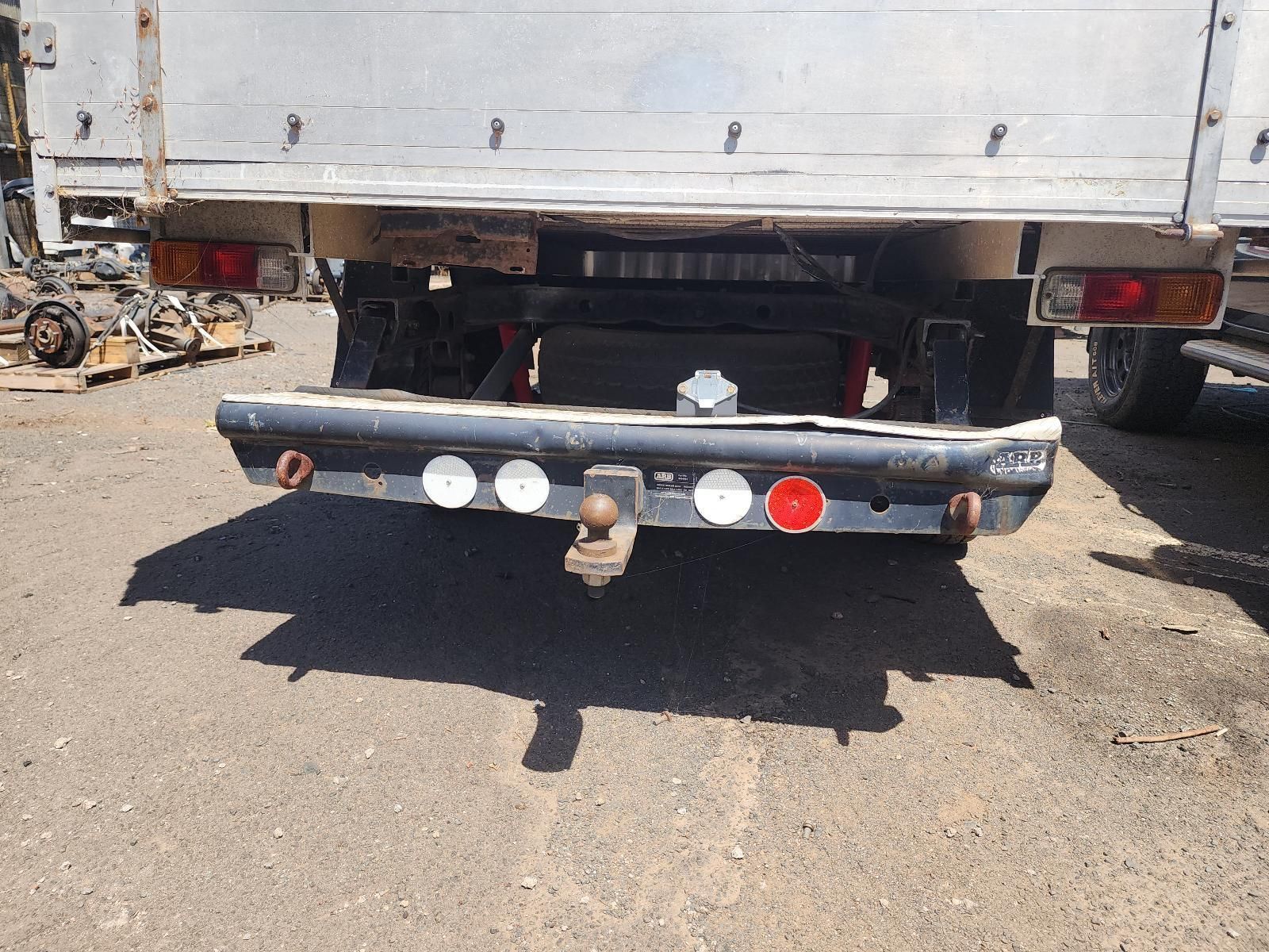 Rear View of a White Truck — South West 4WD Wreckers In Harristown, QLD