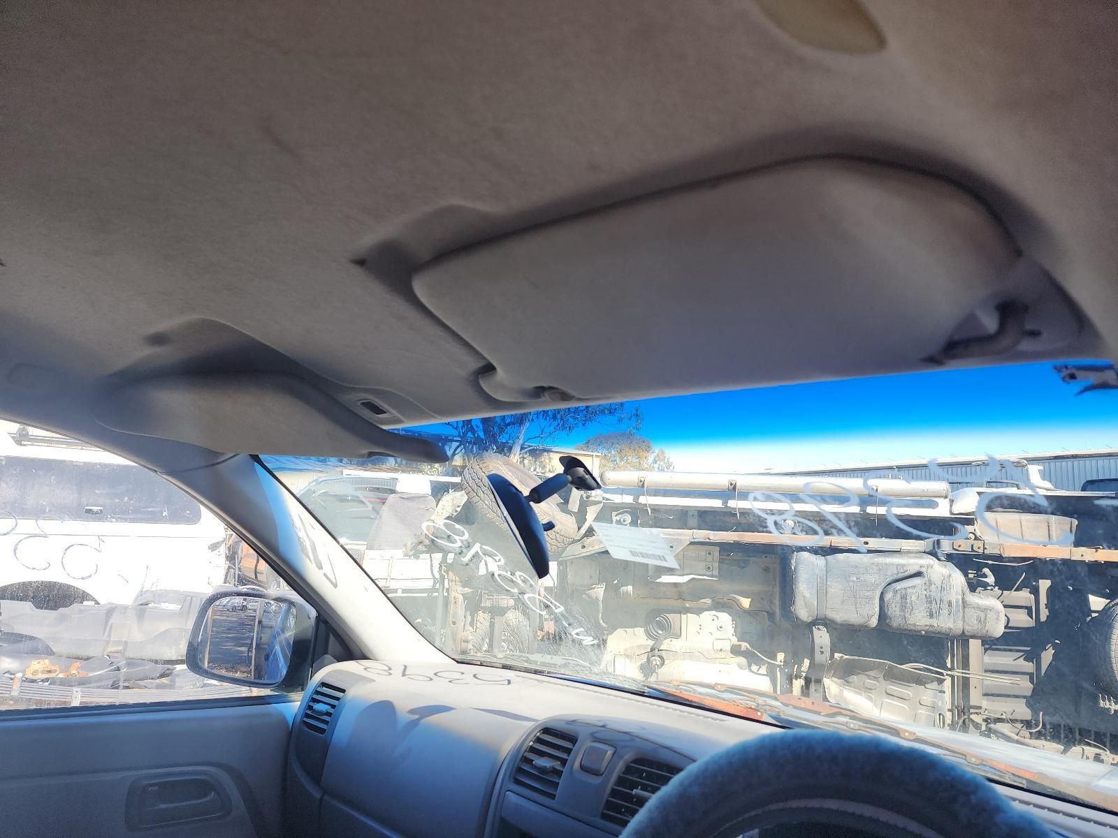 Damaged Car Interior With Shattered Windshield — South West 4WD Wreckers In Harristown, QLD