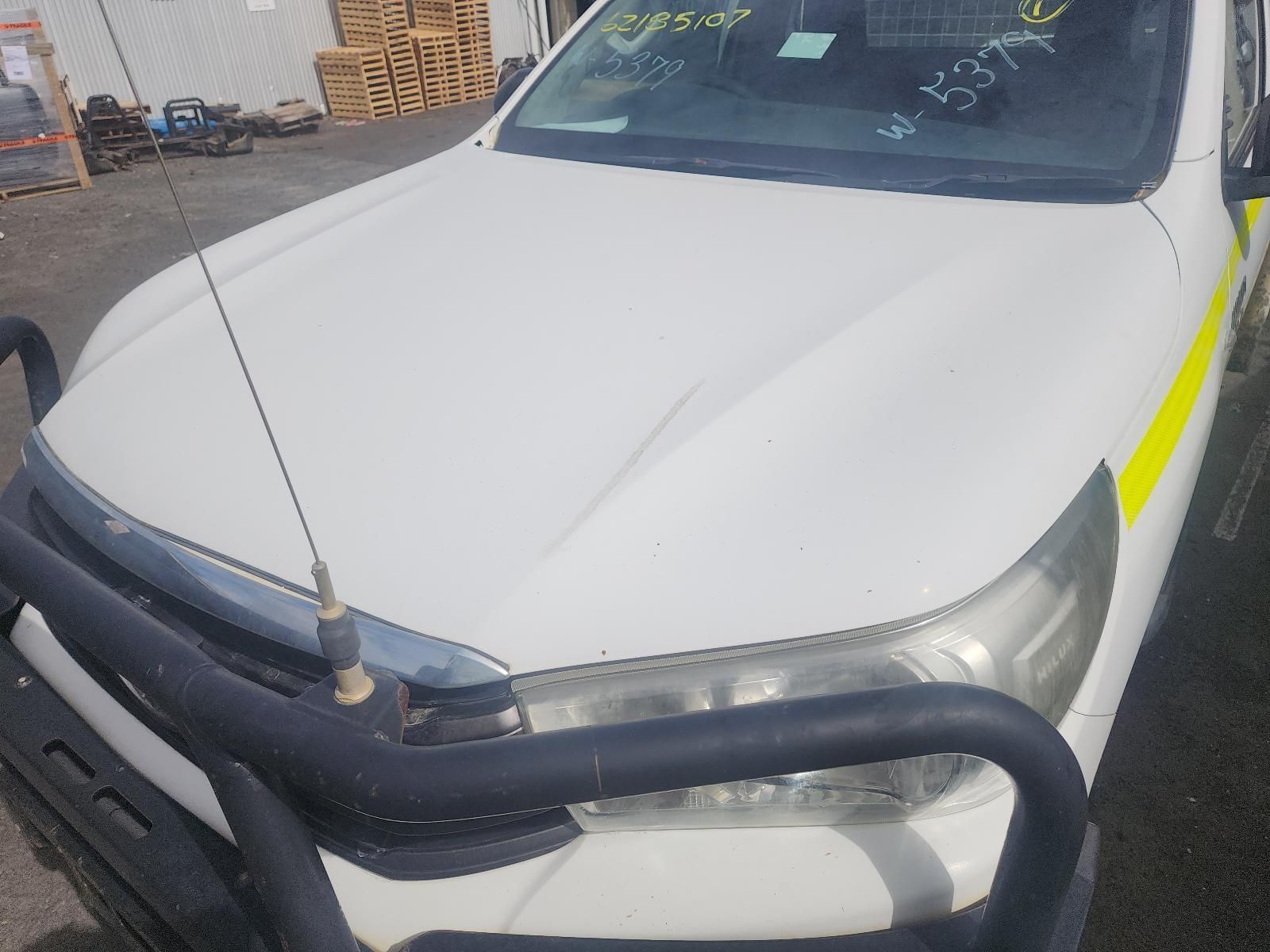 White Pickup Truck With a Black Bull Bar — South West 4WD Wreckers In Harristown, QLD