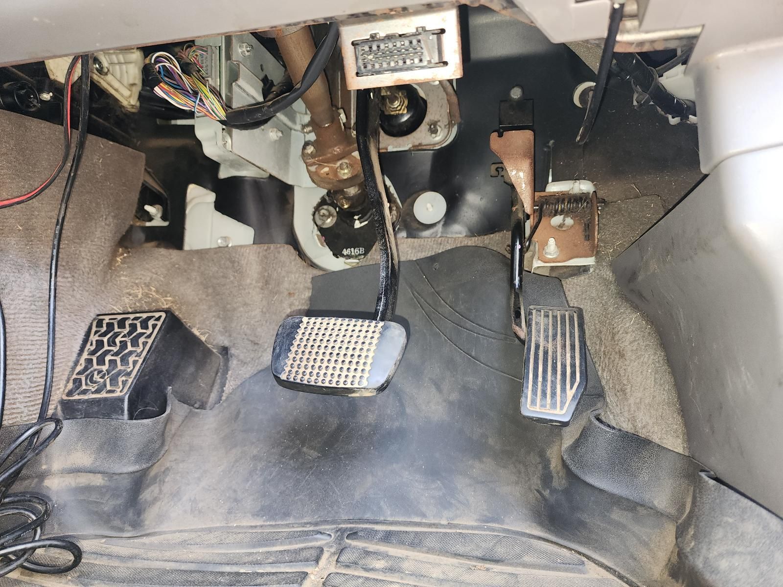 Car Footwell With Three Pedals — South West 4WD Wreckers In Harristown, QLD