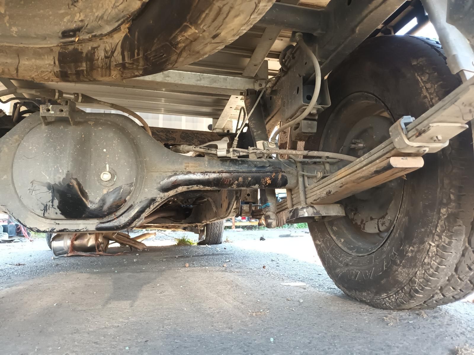 Underside of a Truck Showing the Rear Axle — South West 4WD Wreckers In Harristown, QLD