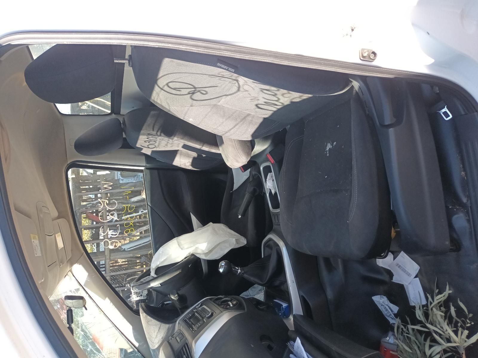 Overturned Car Interior With Deployed Airbags — South West 4WD Wreckers In Harristown, QLD