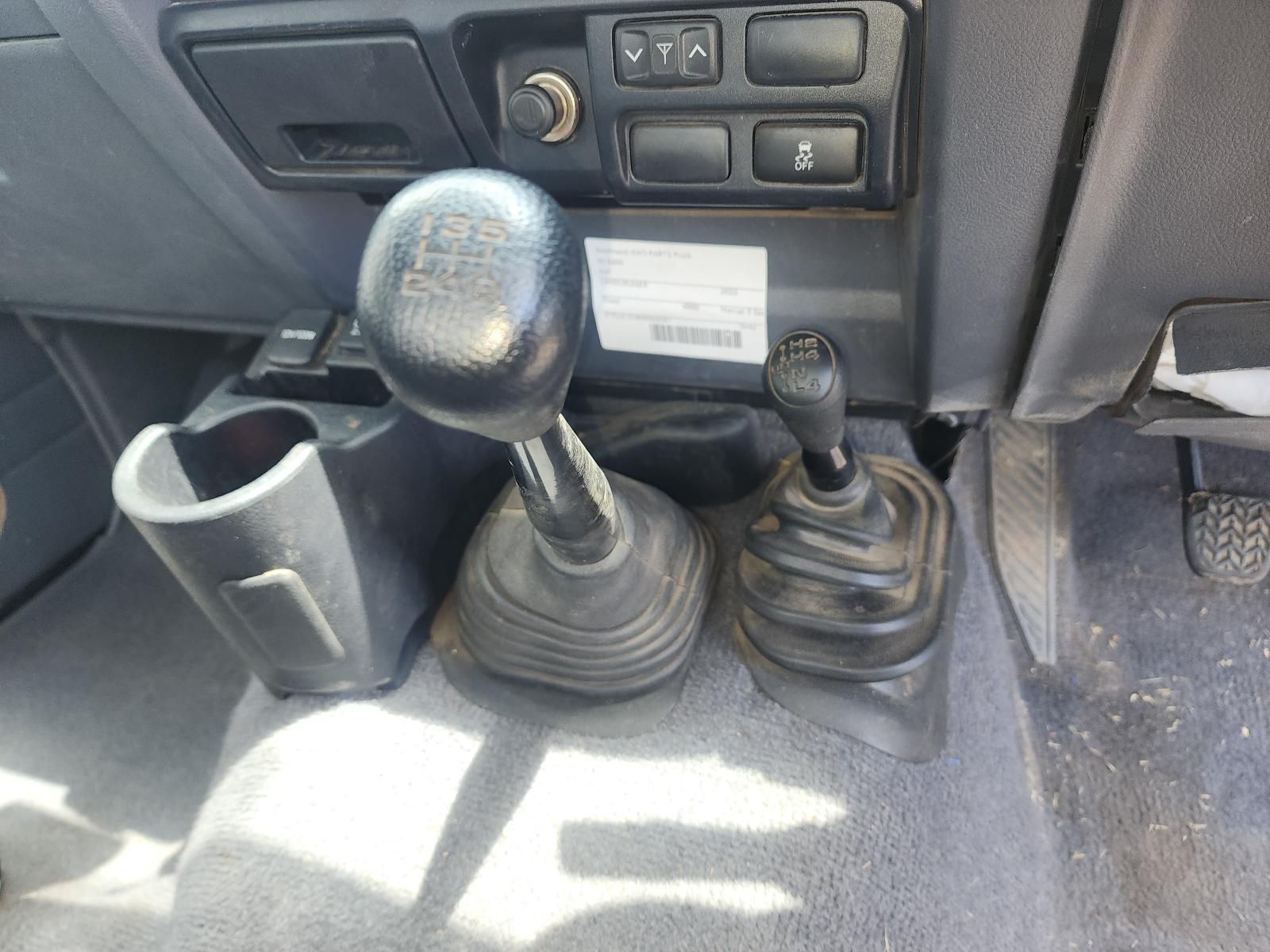 Car Interior Center Console With Manual Gear Shift — South West 4WD Wreckers In Harristown, QLD