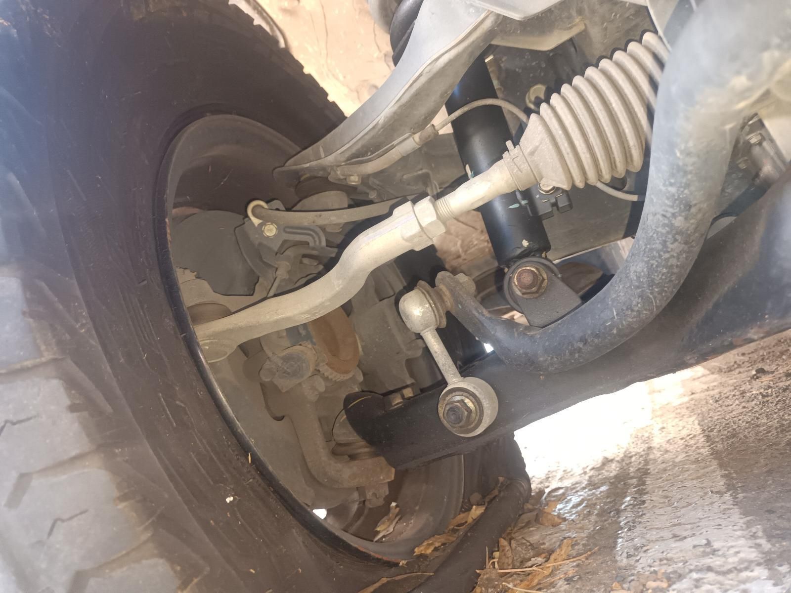 Close-Up of A Car’s Front Wheel and Suspension with Tyre — South West 4WD Wreckers In Harristown, QLD
