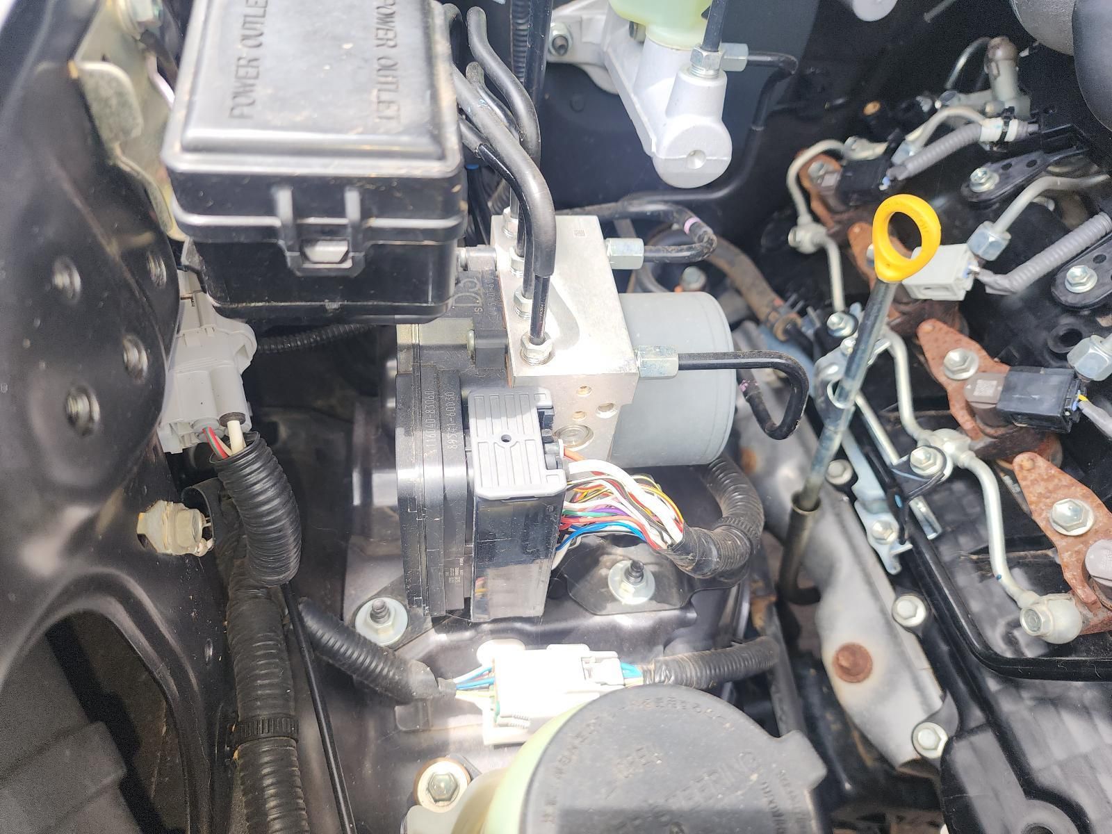 Car Engine Bay With Exposed Components — South West 4WD Wreckers In Harristown, QLD