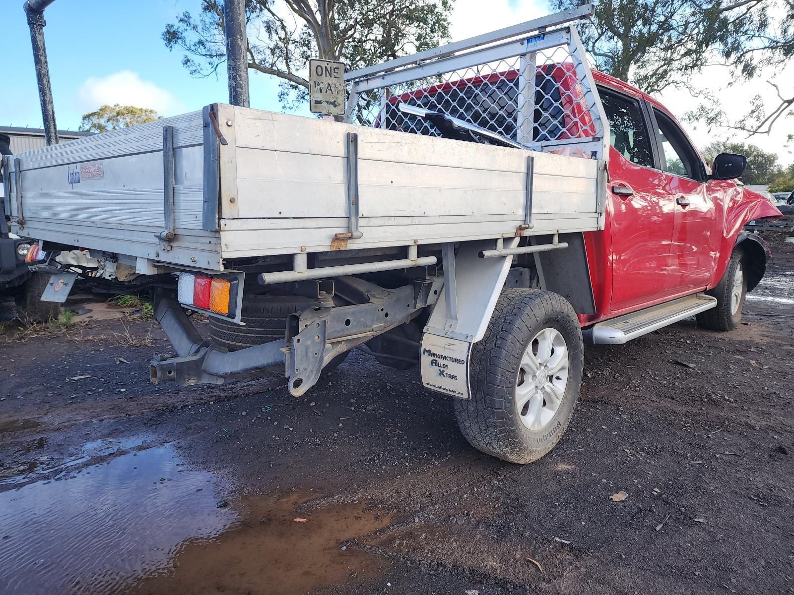 Red Pickup Truck — South West 4WD Wreckers In Harristown, QLD