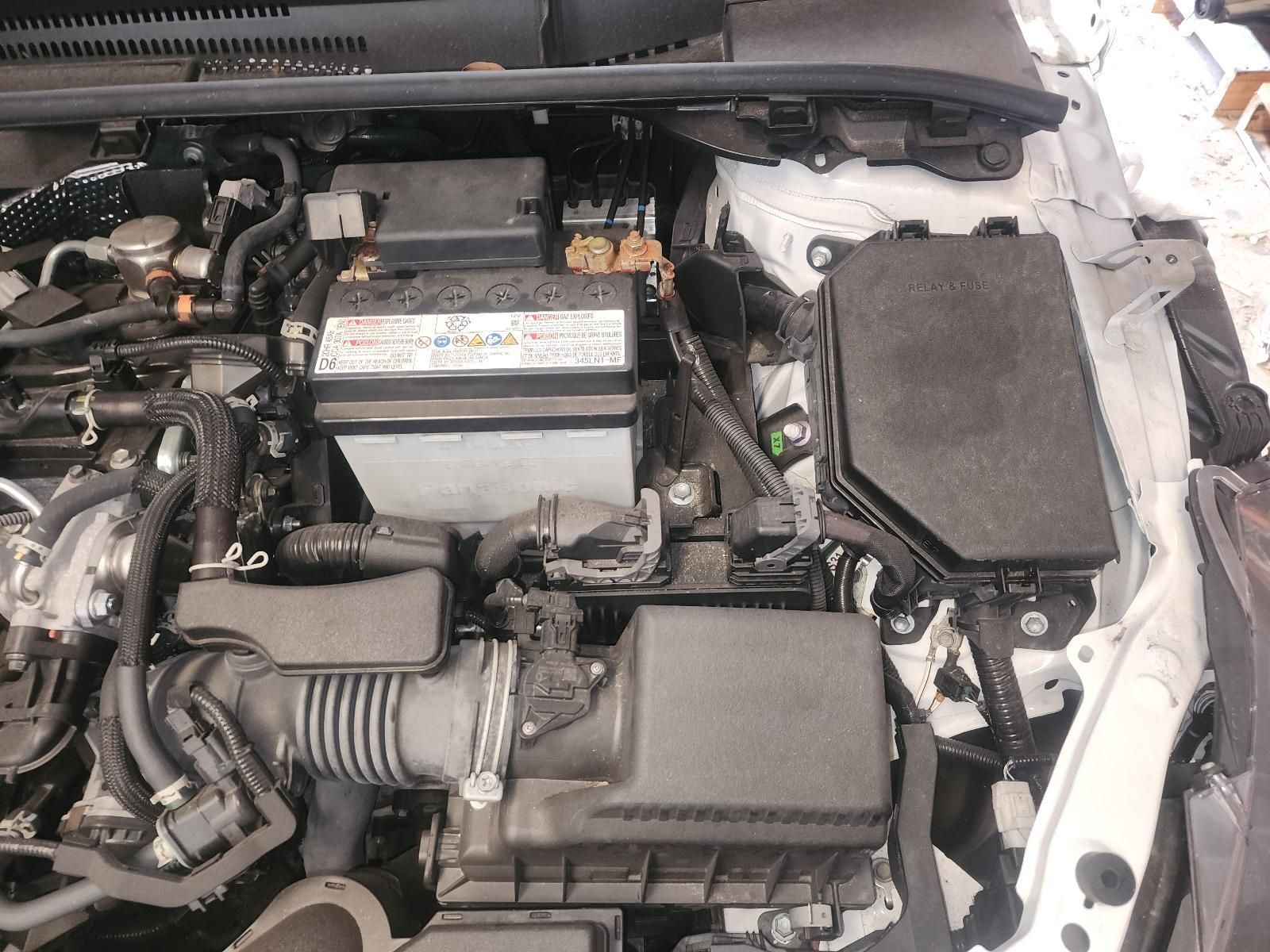 Car Engine Bay With Battery, Air Filter Box — South West 4WD Wreckers In Harristown, QLD