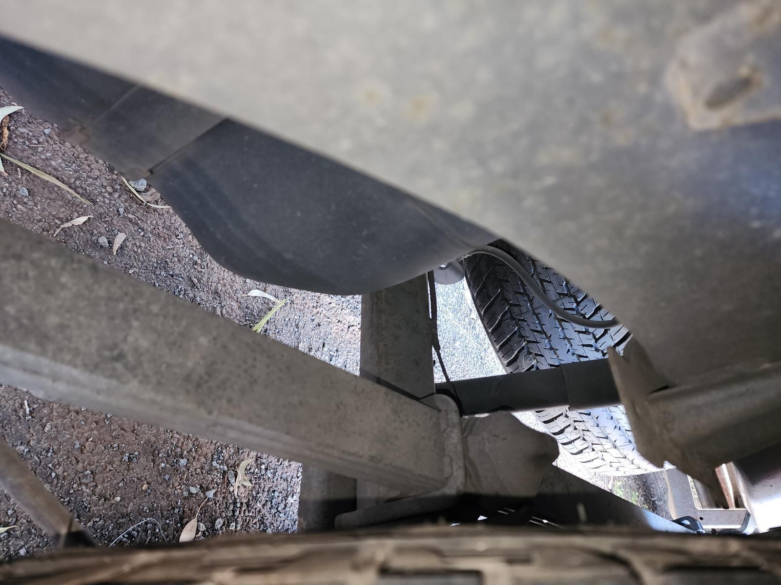 Close-up of a Vehicle Undercarriage — South West 4WD Wreckers In Harristown, QLD