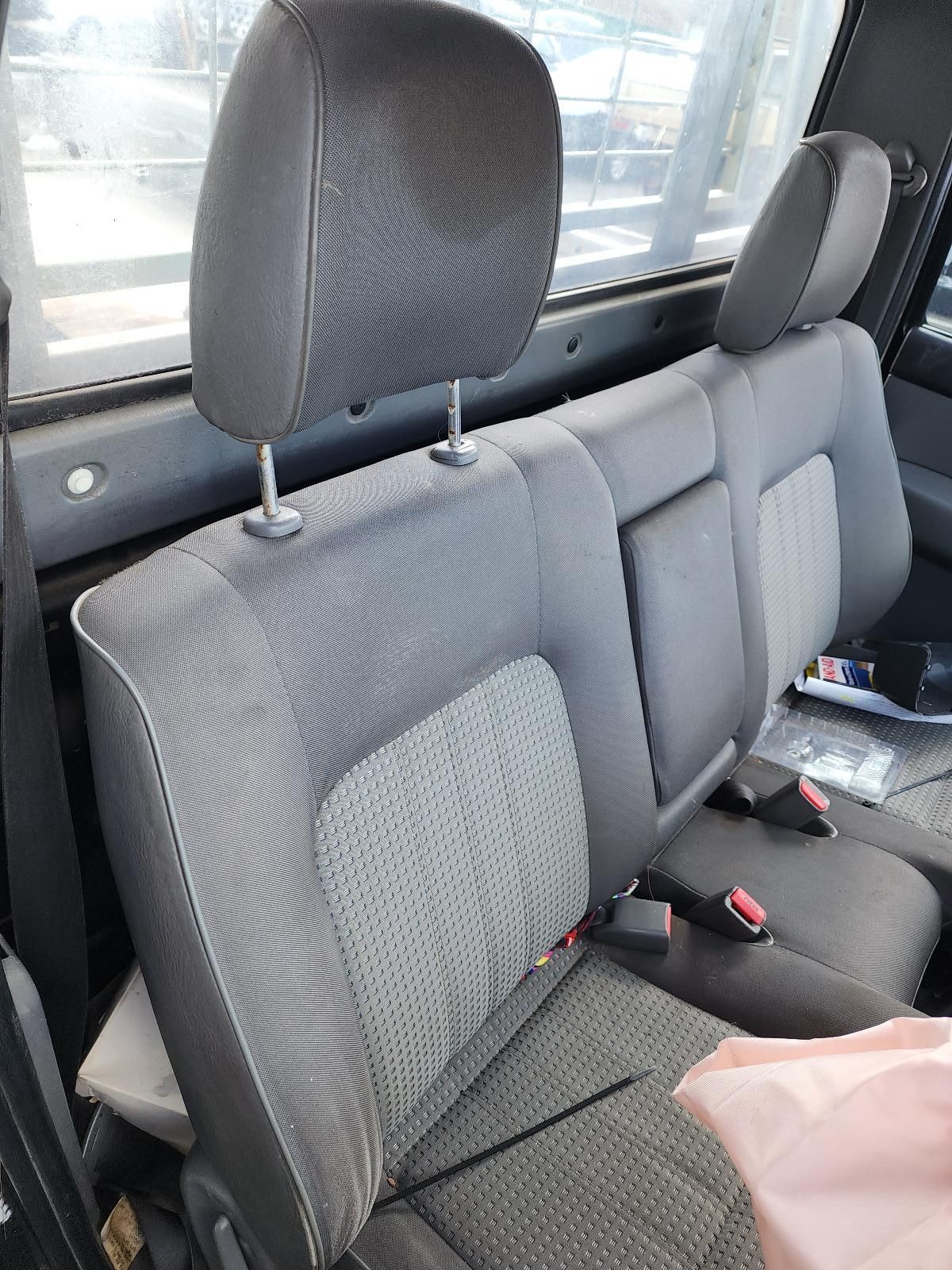 Gray Car Back Seat With Headrests and Seatbelts — South West 4WD Wreckers In Harristown, QLD