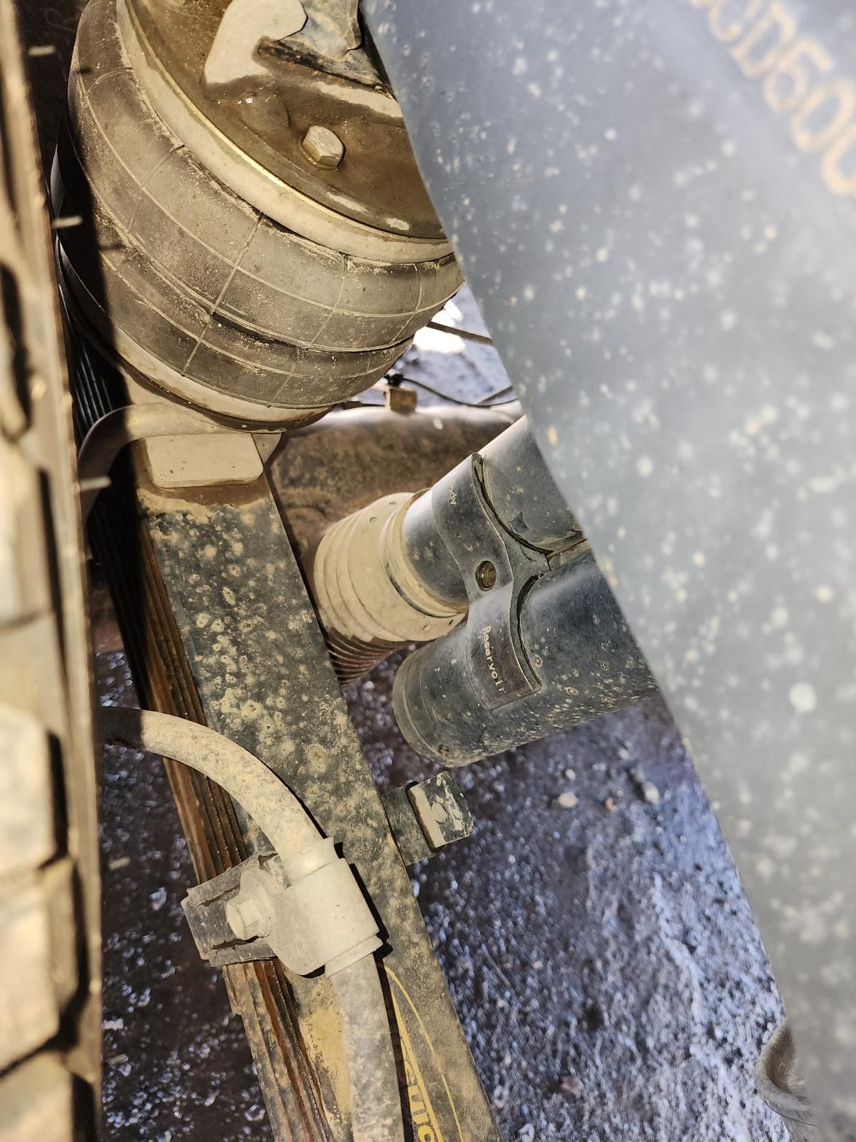 Close-up of Dusty Vehicle Suspension — South West 4WD Wreckers In Harristown, QLD