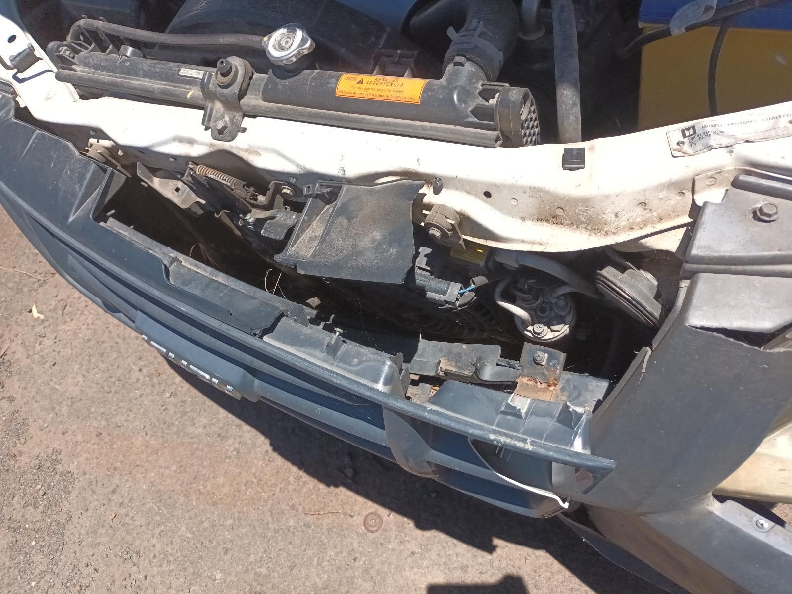 Damaged Car Front End with Broken Bumper — South West 4WD Wreckers In Harristown, QLD