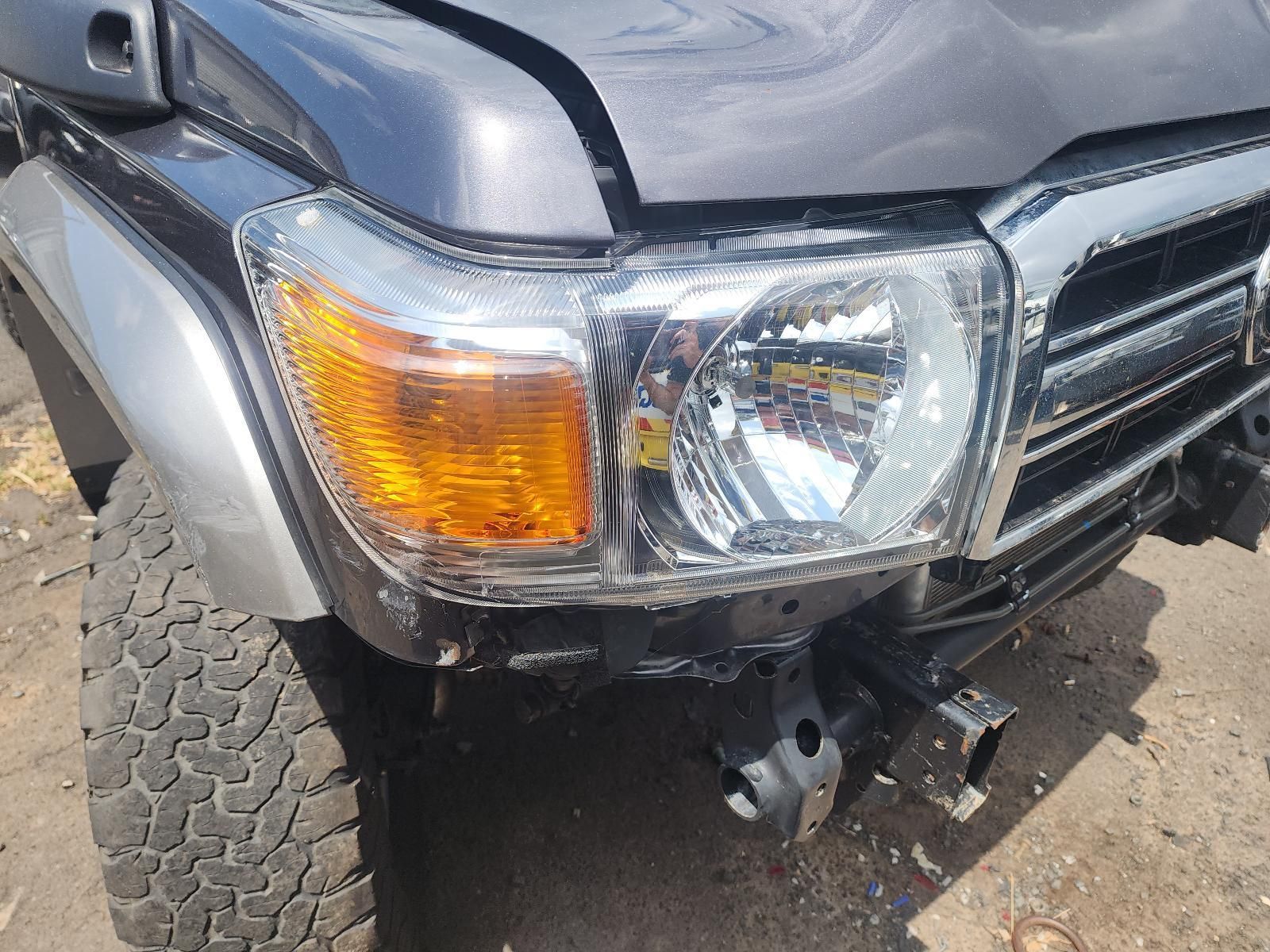 Close-up of a Gray SUV’s Damaged — South West 4WD Wreckers In Harristown, QLD
