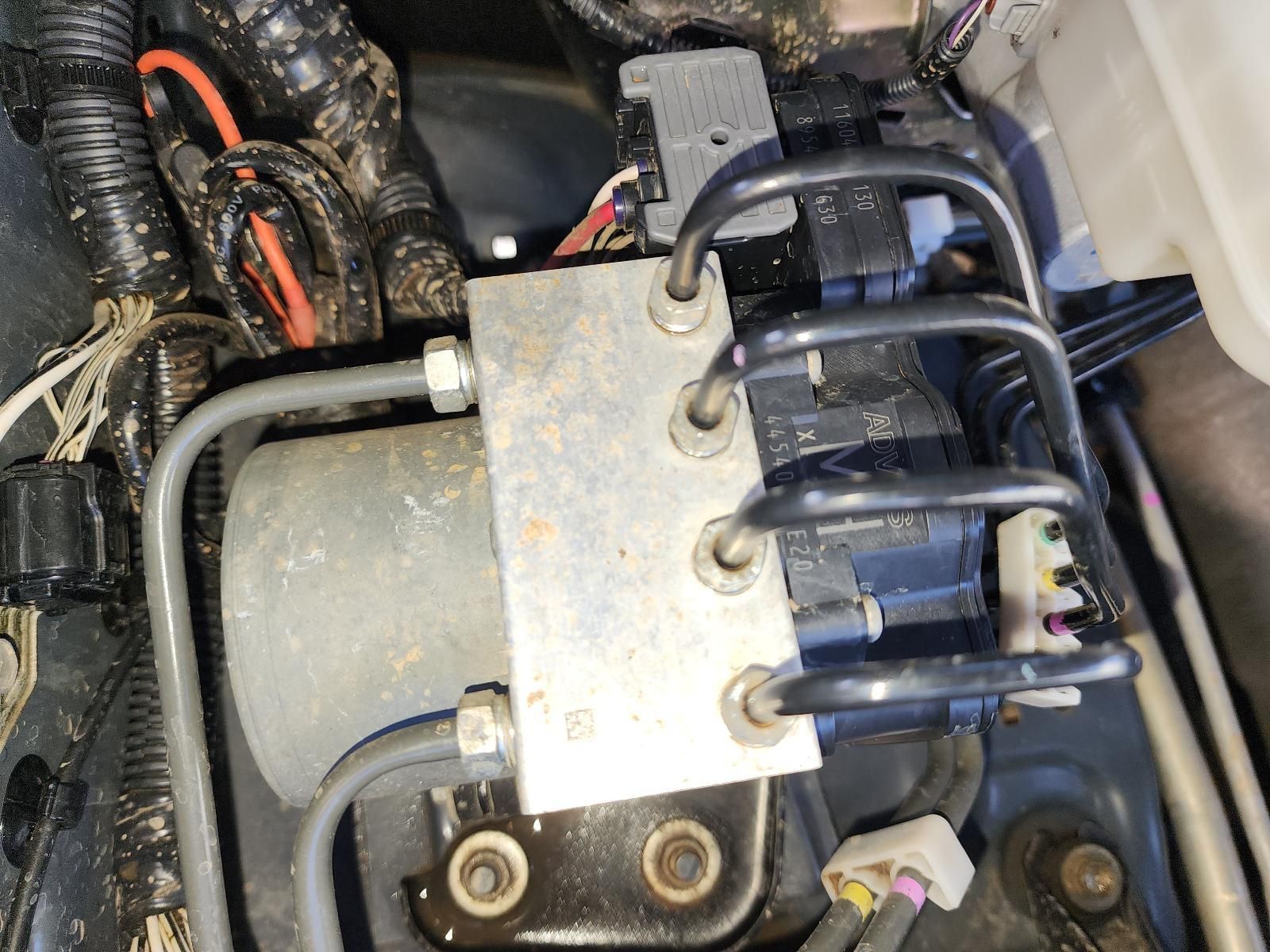 Close-up of a Car Abs Pump — South West 4WD Wreckers In Harristown, QLD