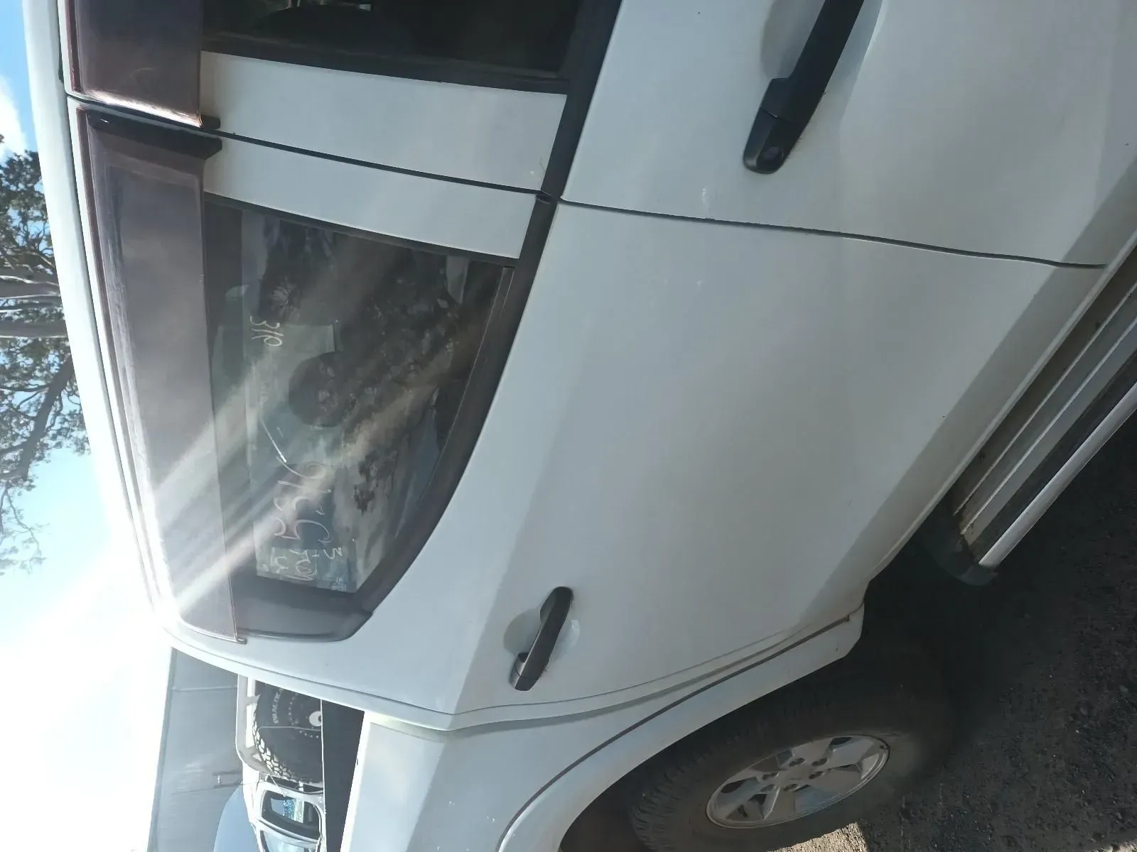 White Pickup Truck, Side View, Parked Outdoors on a Sunny Day — South West 4WD Wreckers In Harristown, QLD
