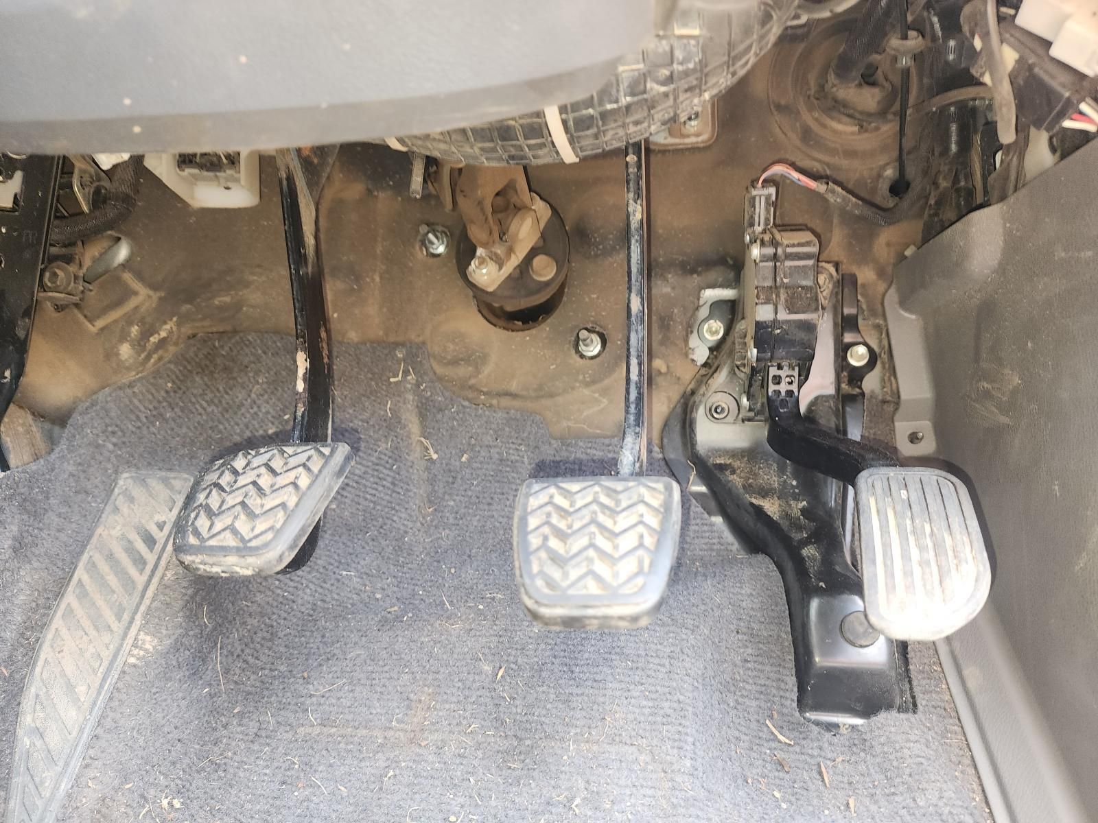 Car Footwell Showing Three Pedals — South West 4WD Wreckers In Harristown, QLD