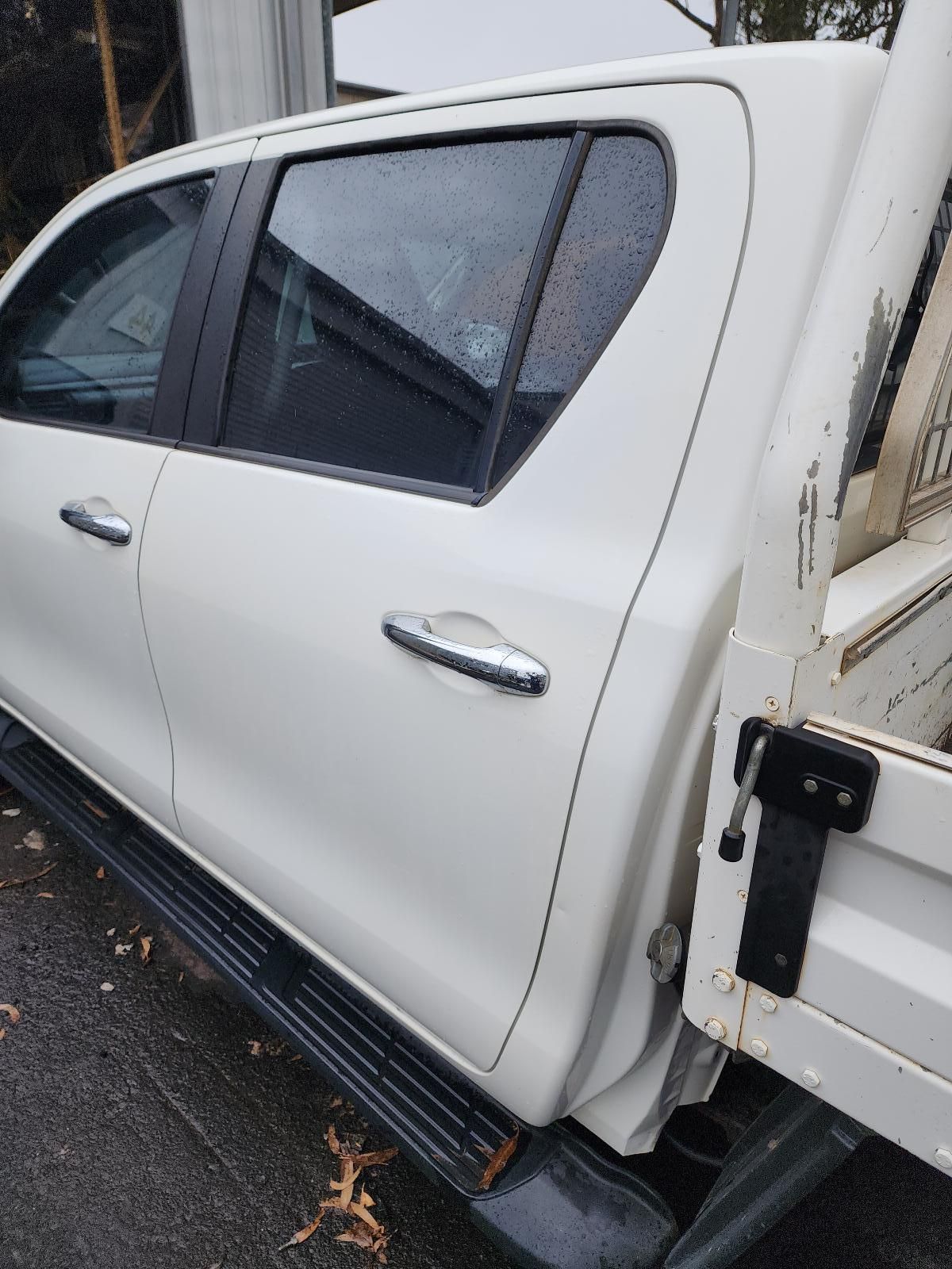 White Pickup Truck Side Panel and Rear Door — South West 4WD Wreckers In Harristown, QLD