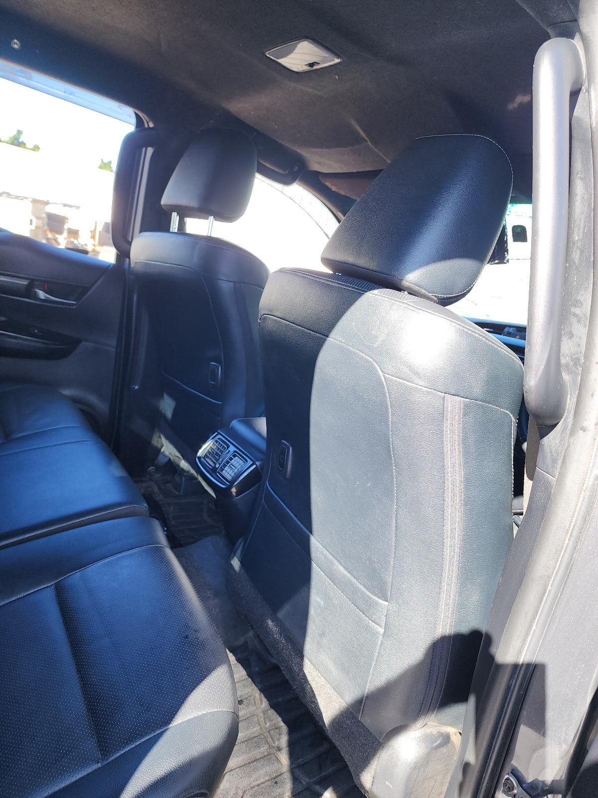 Inside a Car, Black Leather Front Seats and Dashboard — South West 4WD Wreckers In Harristown, QLD