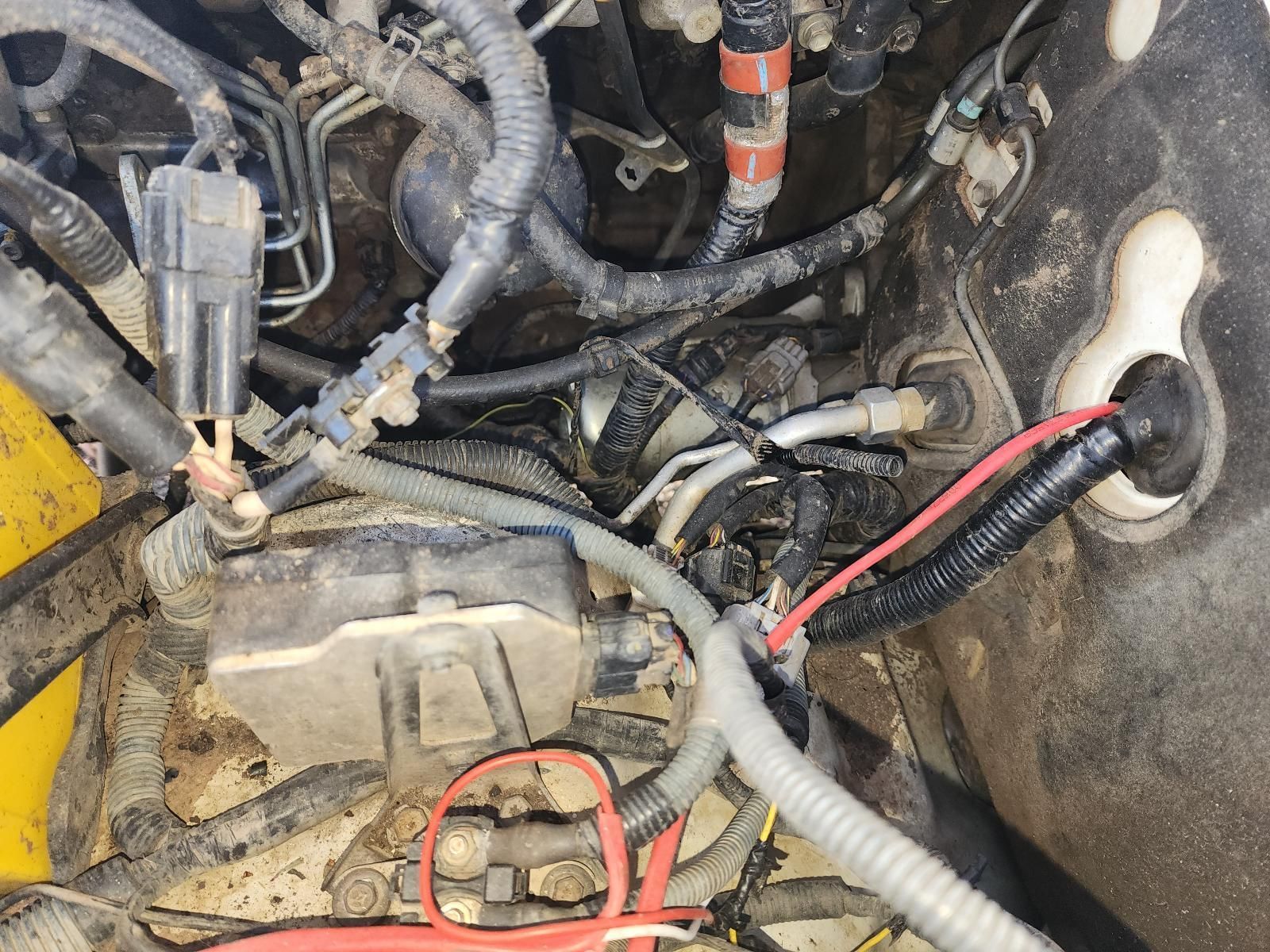 Car Engine Bay With Wiring — South West 4WD Wreckers In Harristown, QLD