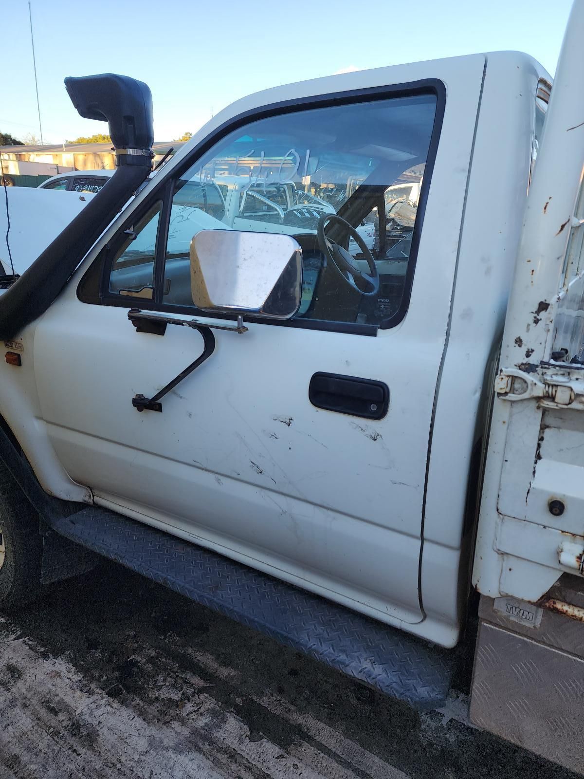 White Pickup Truck Cab — South West 4WD Wreckers In Harristown, QLD