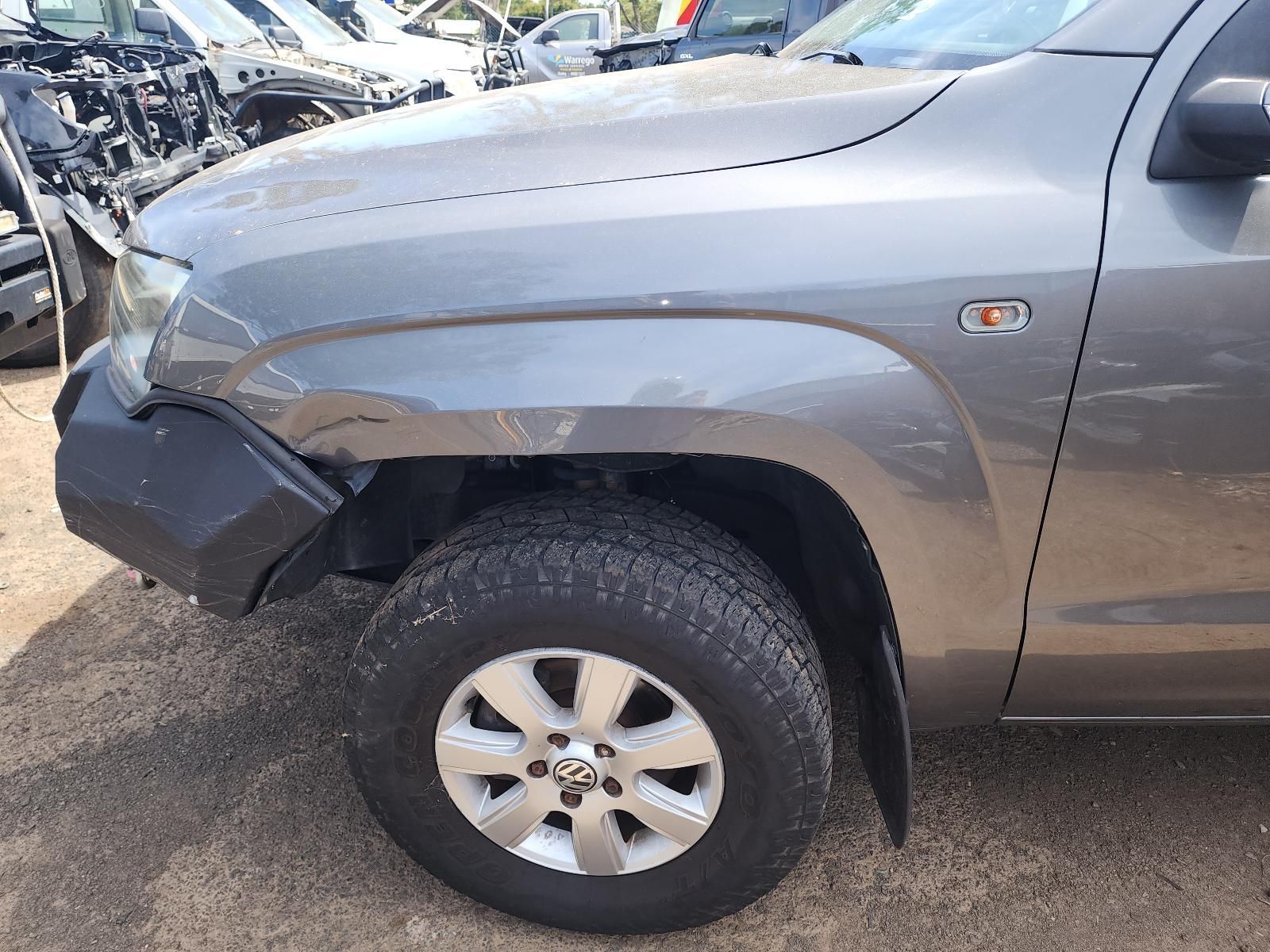 Gray SUV With Front-left Fender — South West 4WD Wreckers In Harristown, QLD