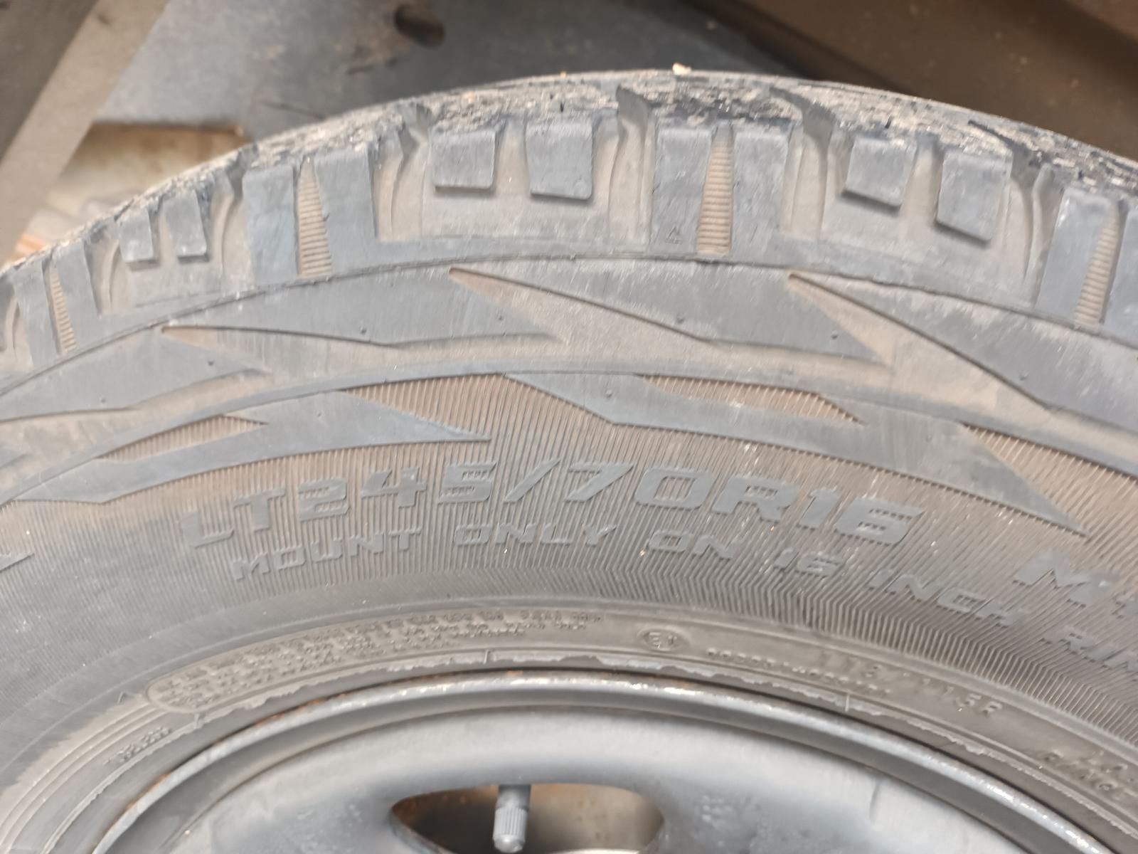 Close-Up of A Worn Car Tyre with Visible Tread — South West 4WD Wreckers In Harristown, QLD