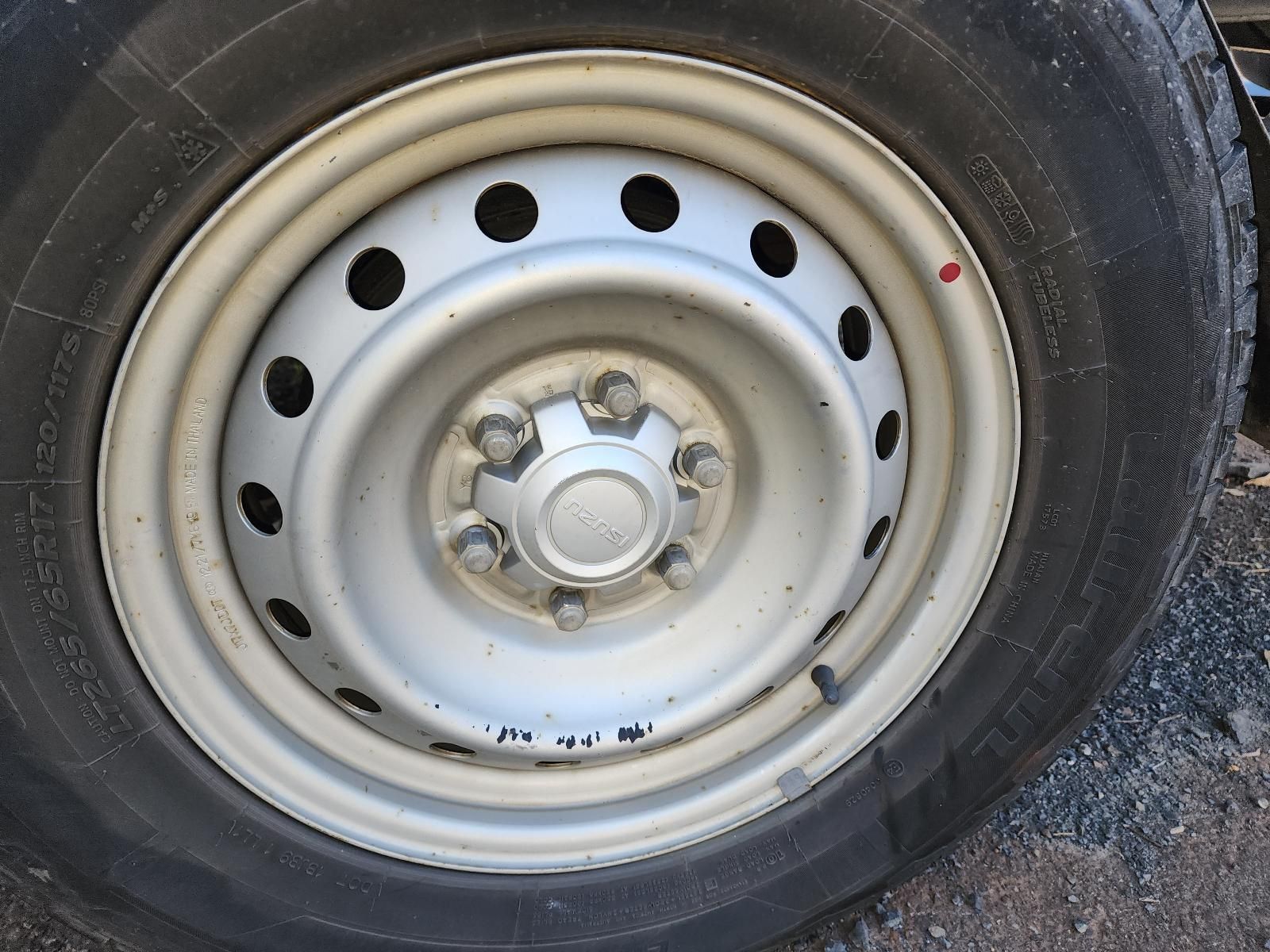 Close-up of a Steel Car Wheel — South West 4WD Wreckers In Harristown, QLD