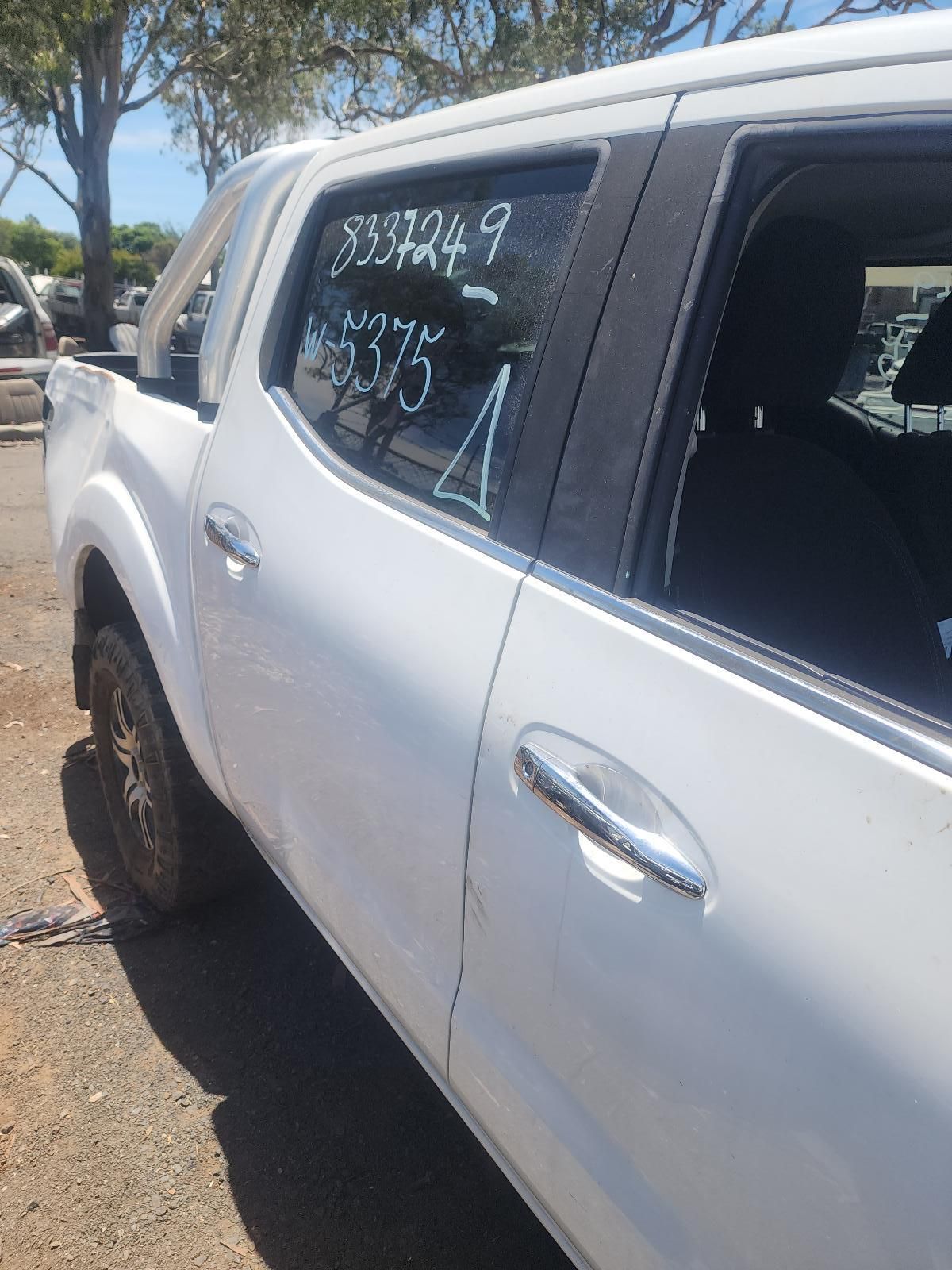 White Pickup Truck Parked Outdoors — South West 4WD Wreckers In Harristown, QLD