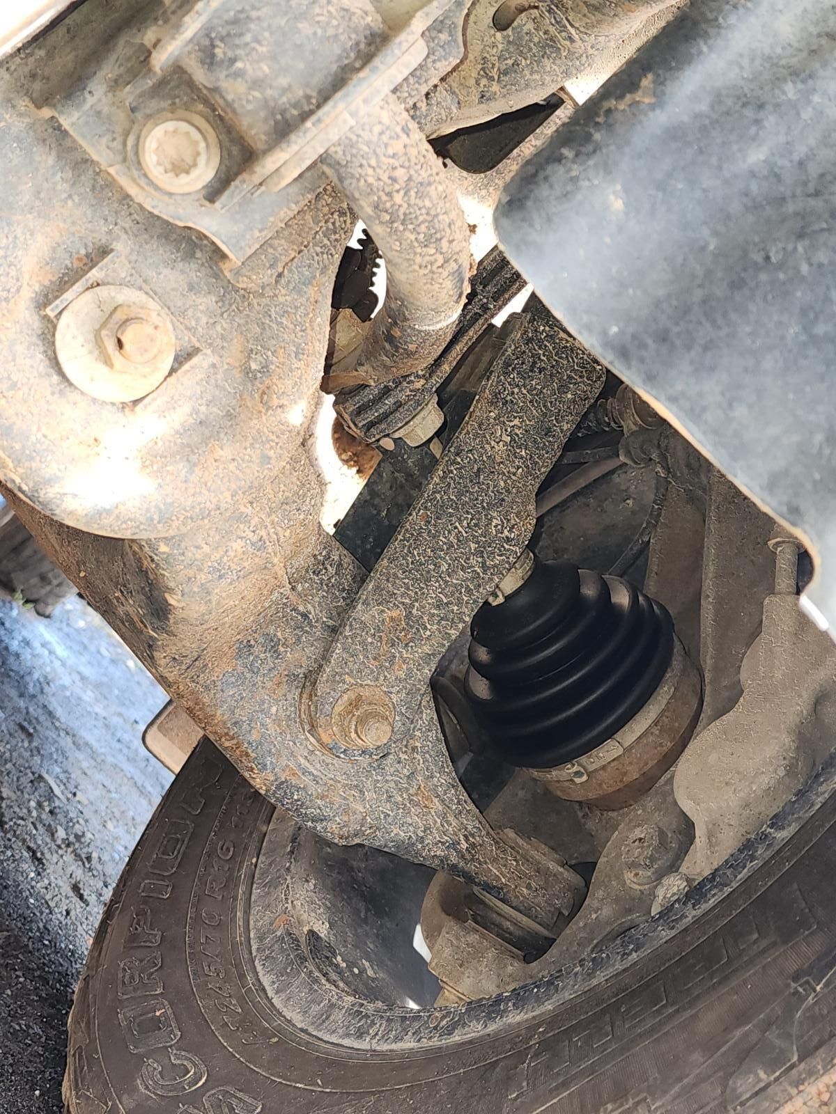 Close-up of a Car Wheel Well Showing — South West 4WD Wreckers In Harristown, QLD