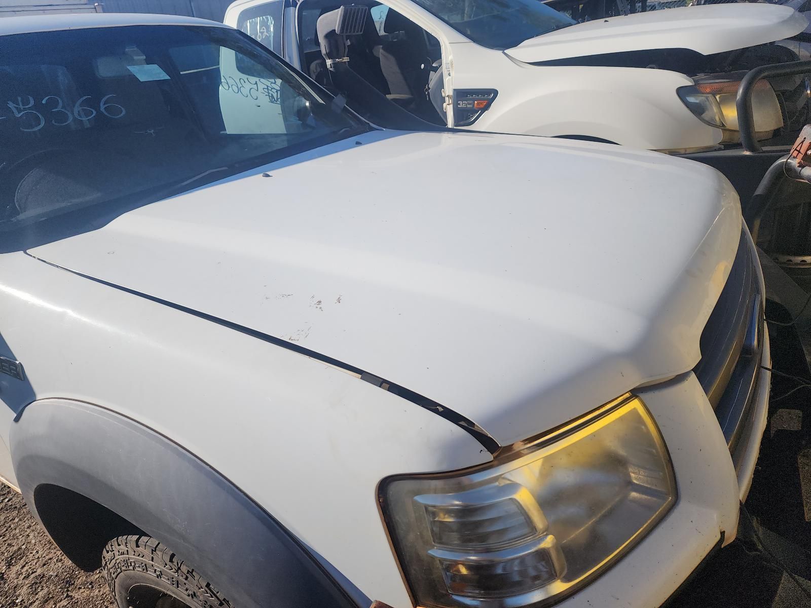 White Pickup Trucks With Front-end Damage — South West 4WD Wreckers In Harristown, QLD