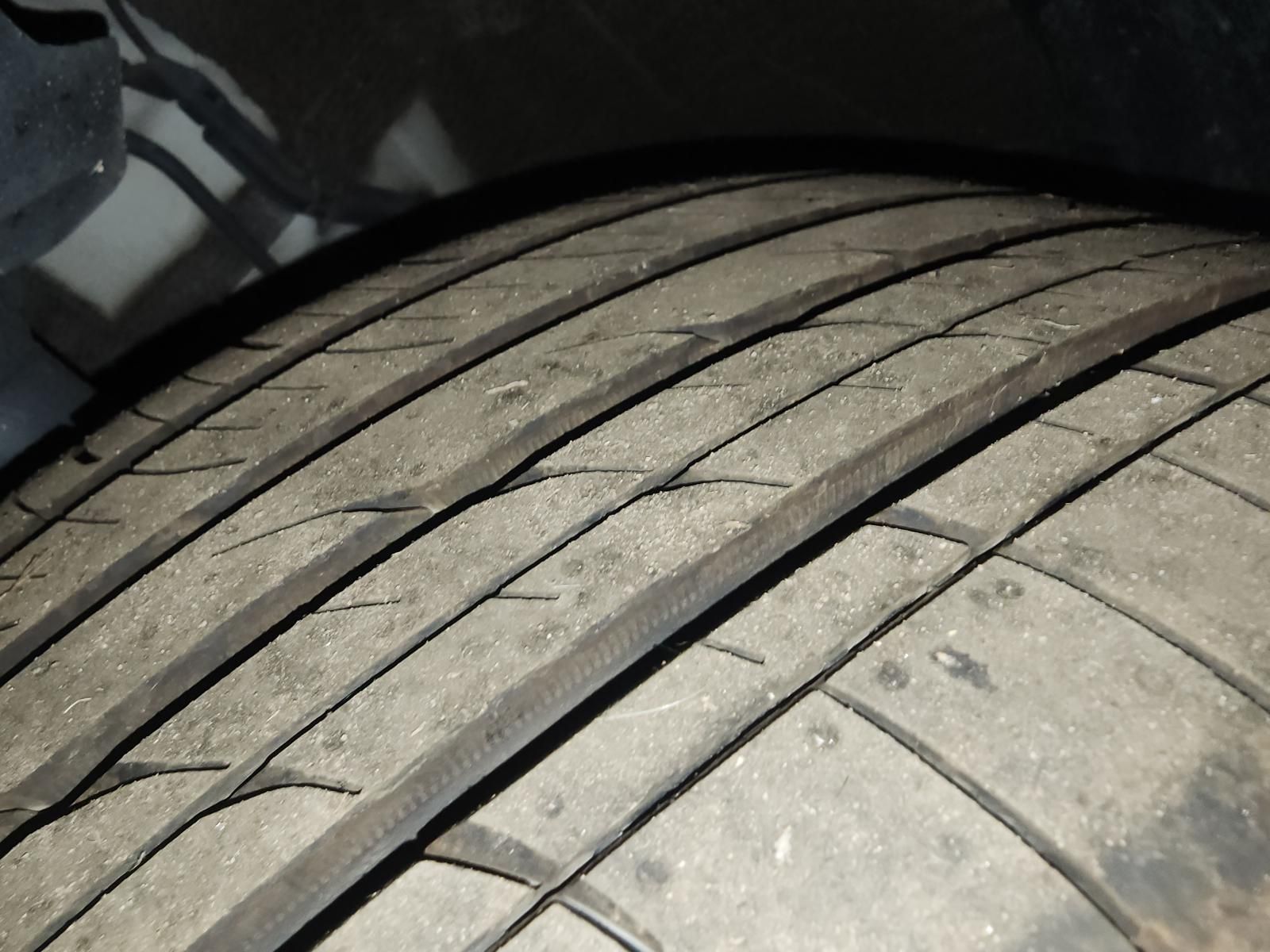 Close-up of a Worn Tyre Tread — South West 4WD Wreckers In Harristown, QLD