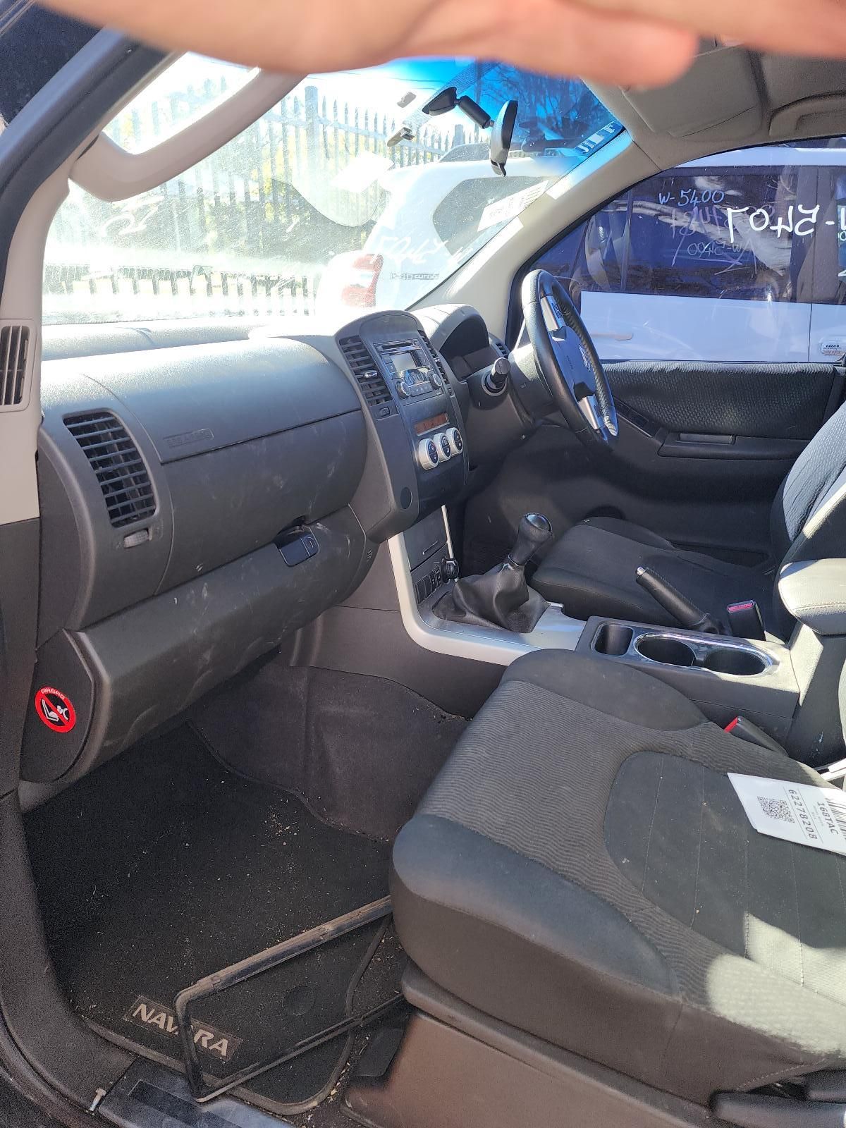 Inside a Damaged Car, Showing the Front Passenger Area — South West 4WD Wreckers In Harristown, QLD