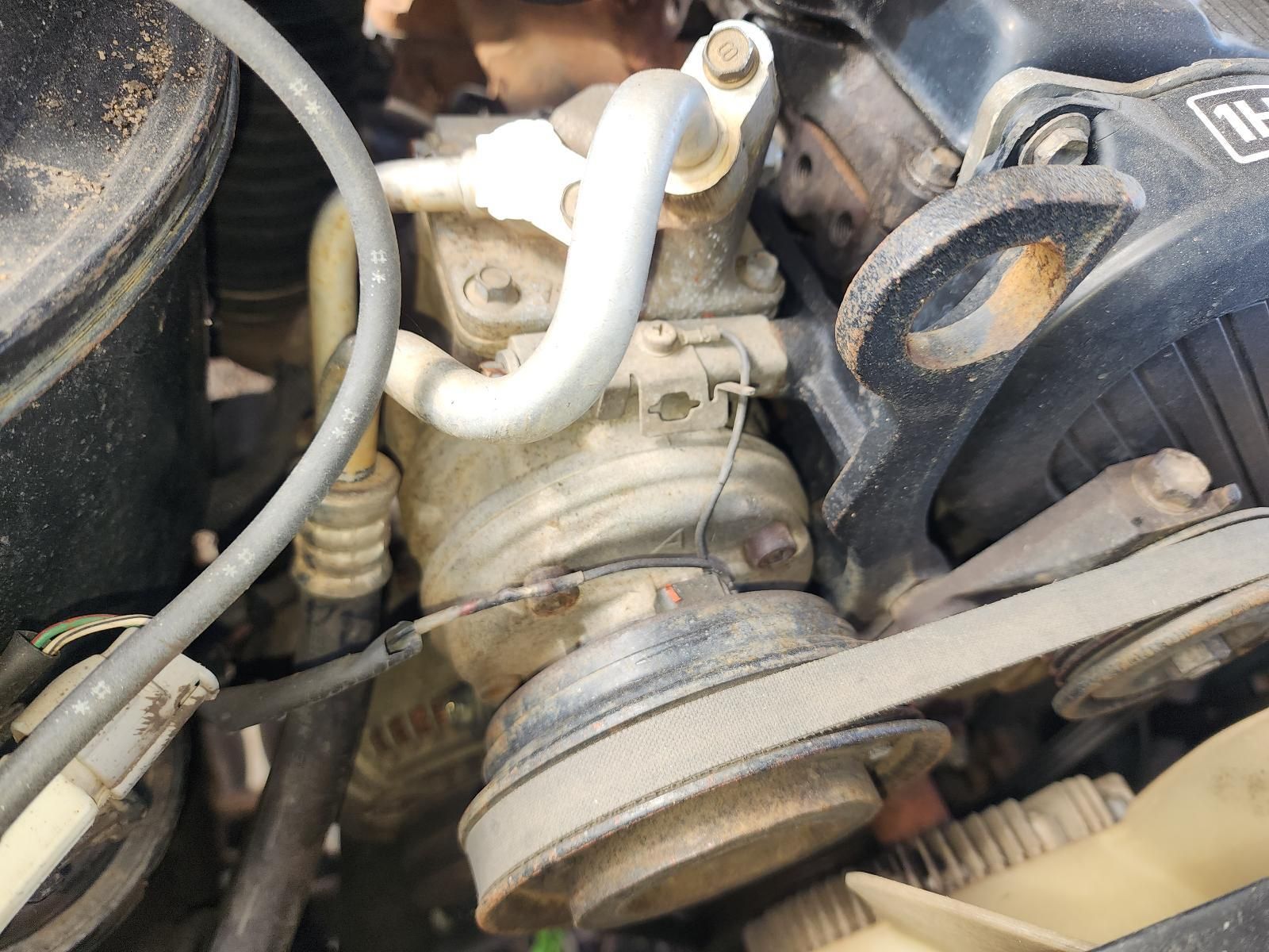 Close-up of a Car Engine Belt — South West 4WD Wreckers In Harristown, QLD