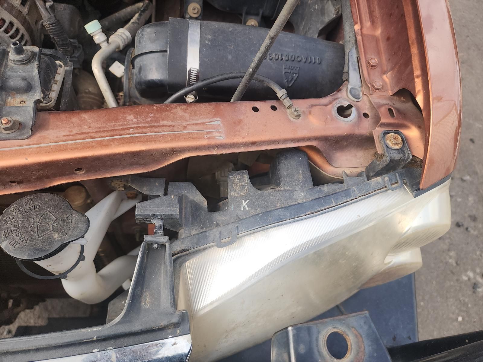 Damaged Car Front End — South West 4WD Wreckers In Harristown, QLD