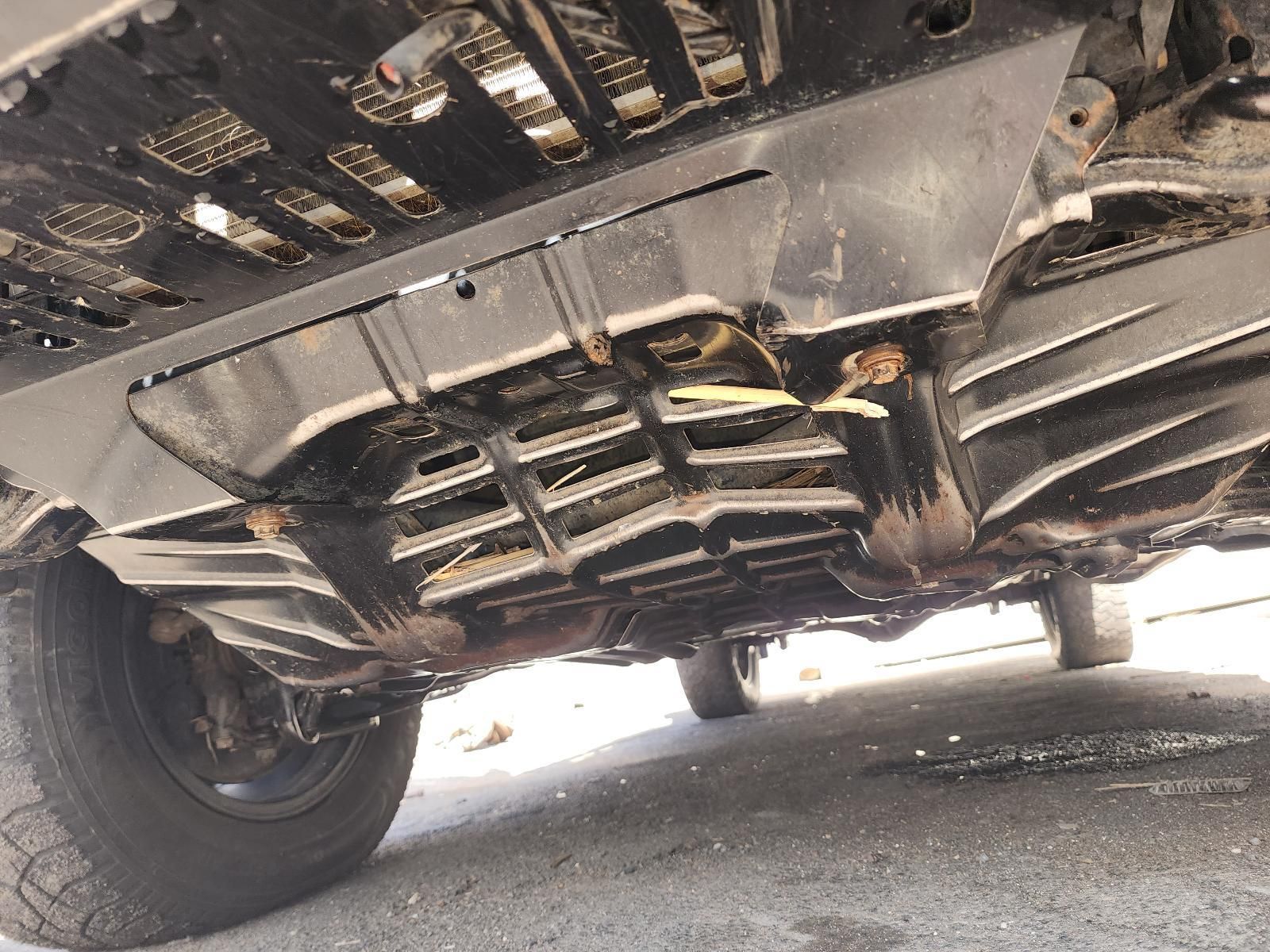 Undercarriage of a Vehicle, Showing Metal Skid Plates — South West 4WD Wreckers In Harristown, QLD