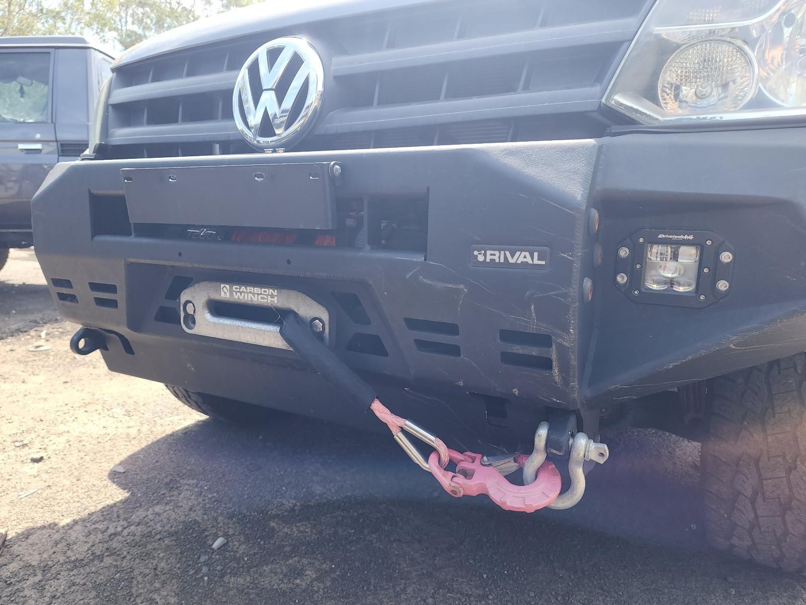 Front View of a Black Volkswagen SUV — South West 4WD Wreckers In Harristown, QLD