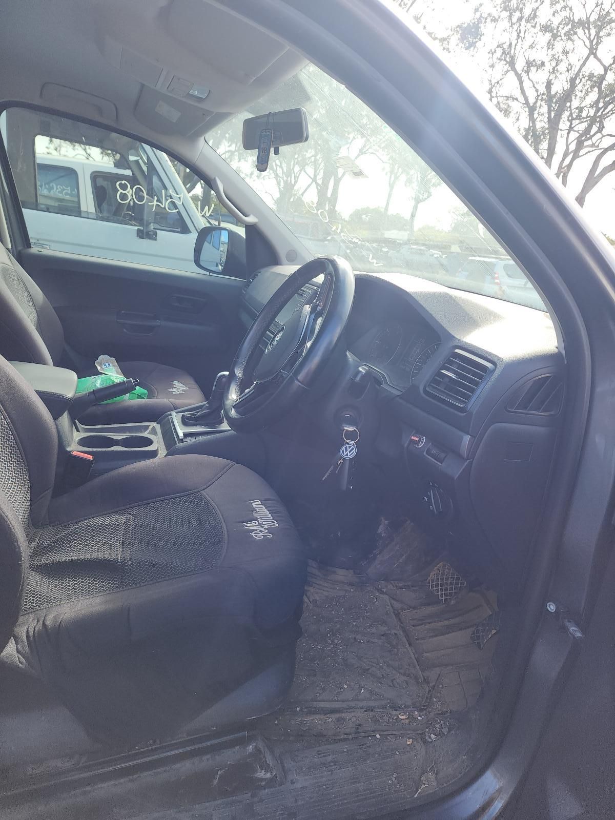 Damaged Car Interior With Muddy Floor — South West 4WD Wreckers In Harristown, QLD