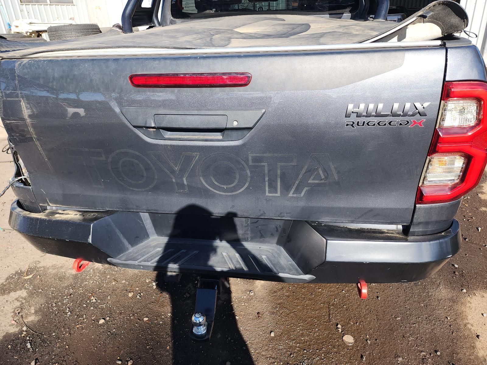 Rear View of a Gray Toyota Tundra Pickup — South West 4WD Wreckers In Harristown, QLD