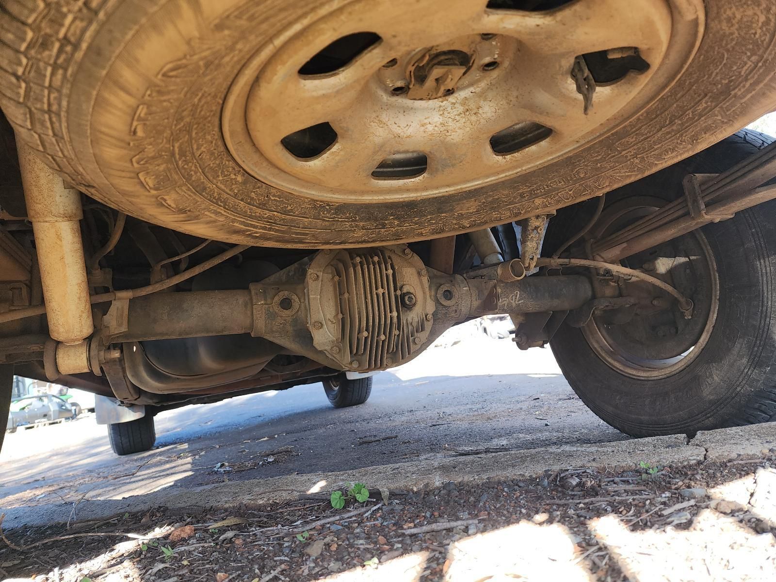 Undercarriage of a Dusty Truck — South West 4WD Wreckers In Harristown, QLD