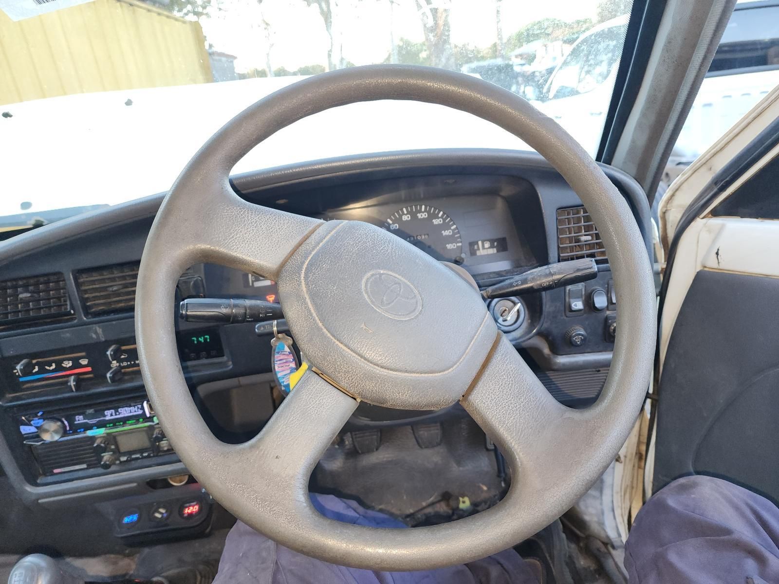 Car Interior With Worn Steering Wheel, Dashboard Controls — South West 4WD Wreckers In Harristown, QLD