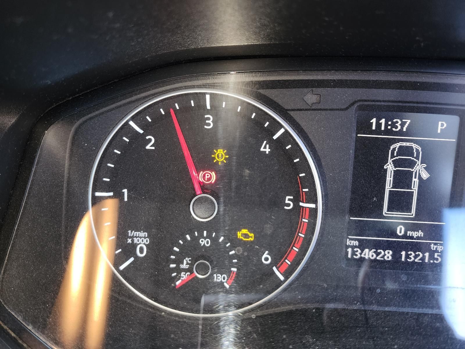 Car Dashboard With Engine Warning Lights Lit — South West 4WD Wreckers In Harristown, QLD