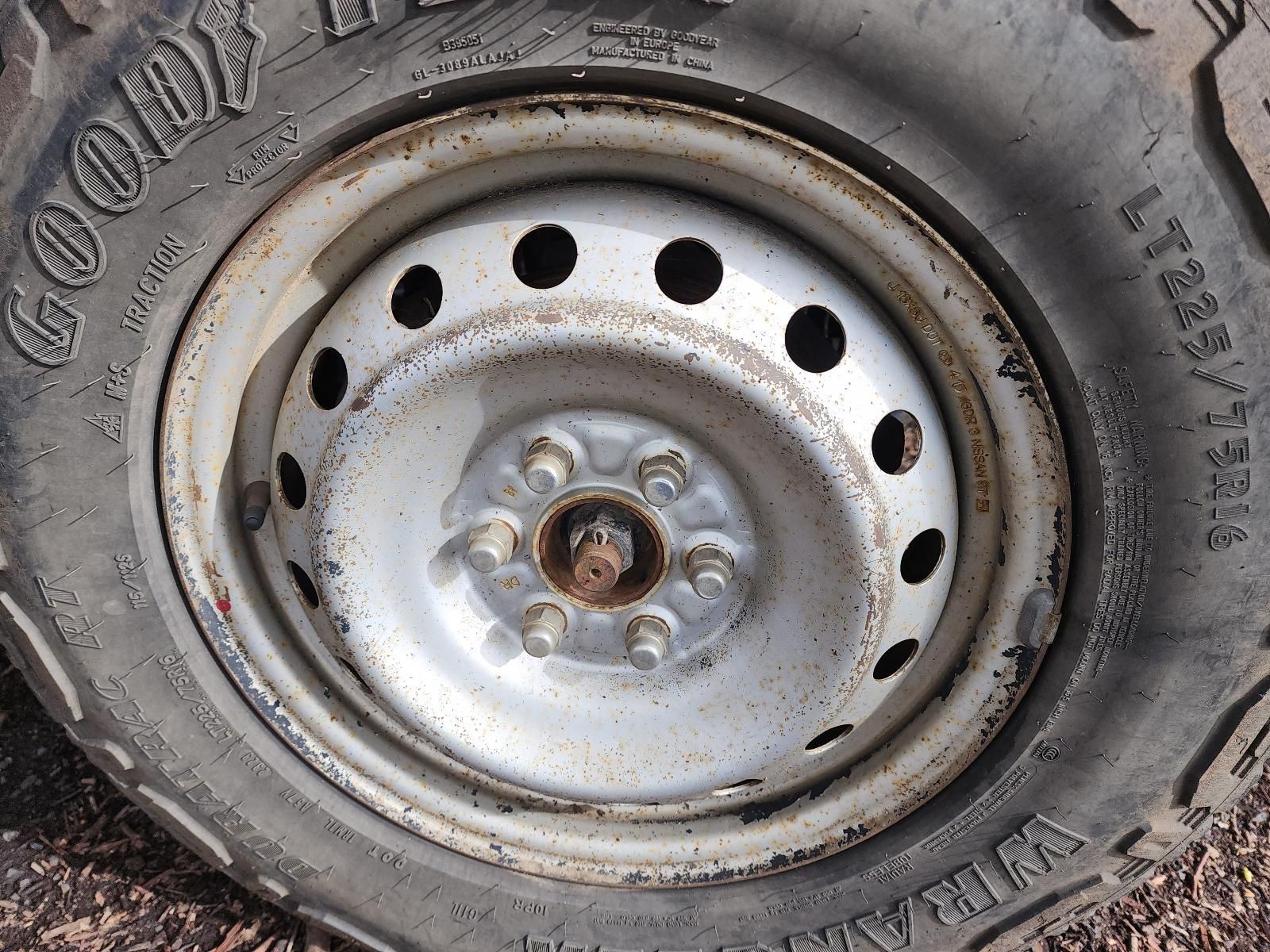 Close-up of a Worn Steel Car Wheel With Rust — South West 4WD Wreckers In Harristown, QLD