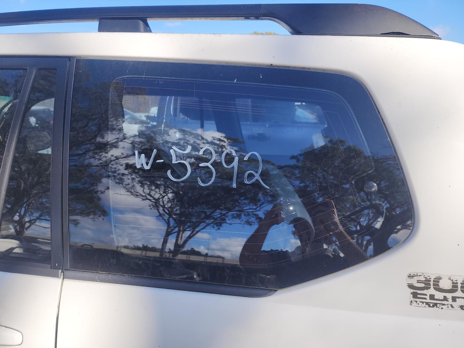 White SUV Rear Window — South West 4WD Wreckers In Harristown, QLD