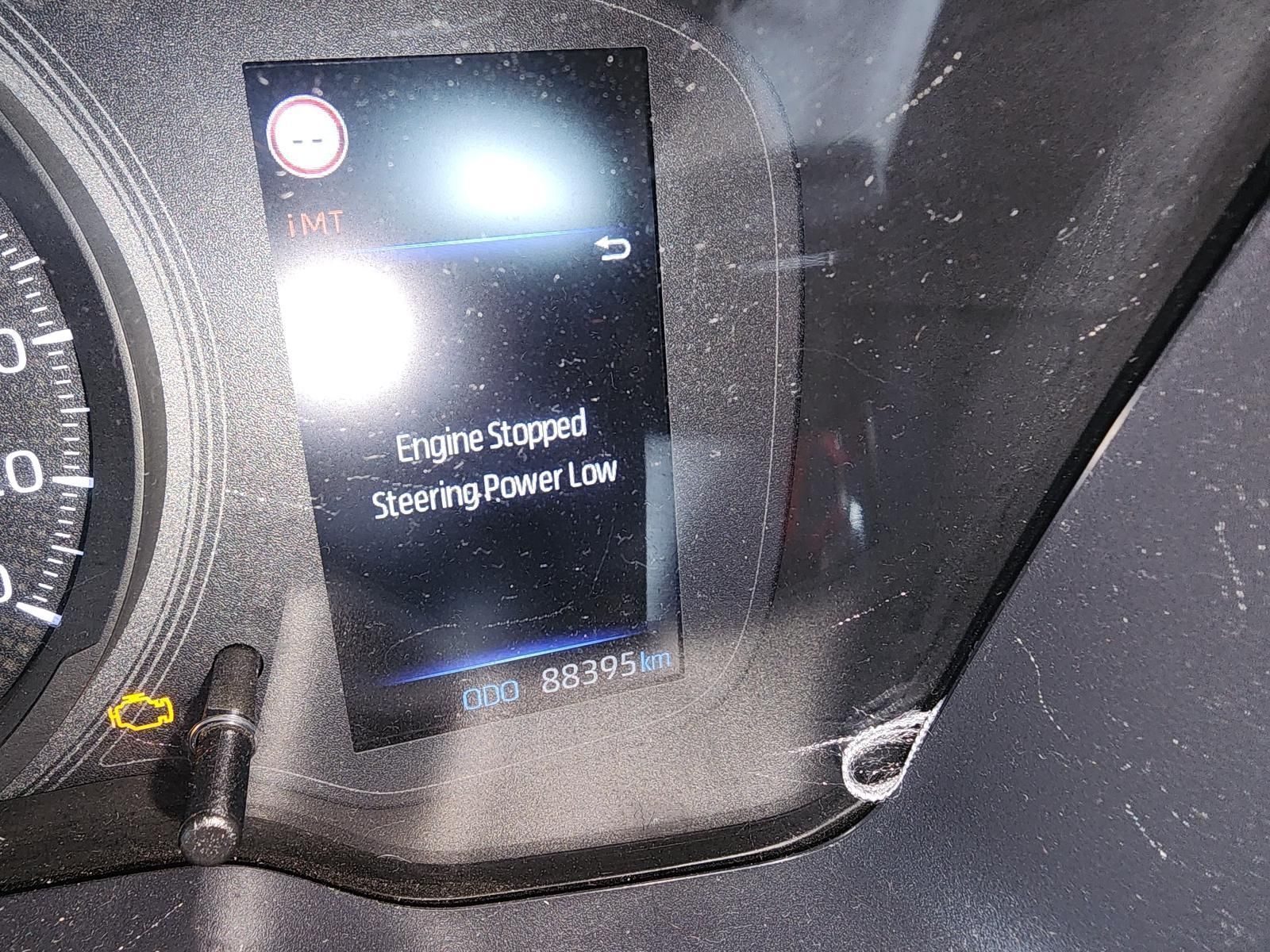 Car Dashboard Display Showing engine Stopped — South West 4WD Wreckers In Harristown, QLD