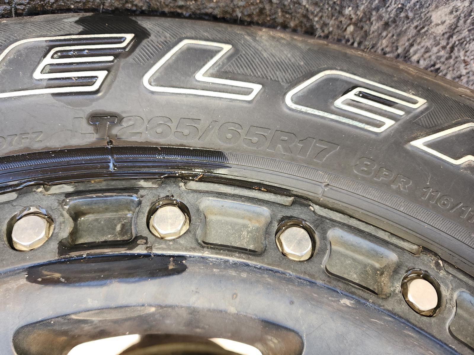 Close-up of a Tire and Wheel Rim With Visible Tread — South West 4WD Wreckers In Harristown, QLD
