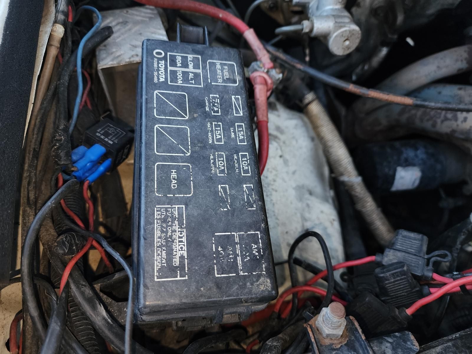 Black Automotive Fuse/Relay Box — South West 4WD Wreckers In Harristown, QLD