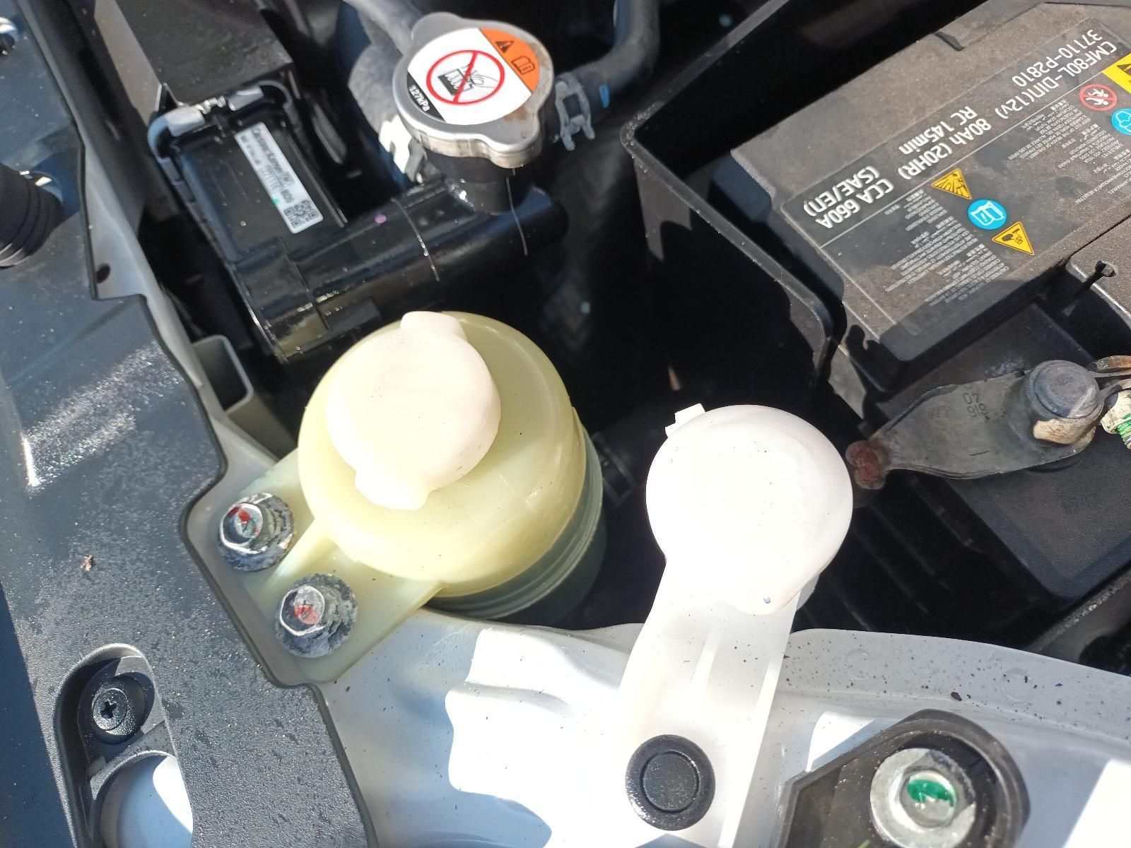 Close-Up of A Car Engine Bay with The Battery — South West 4WD Wreckers In Harristown, QLD