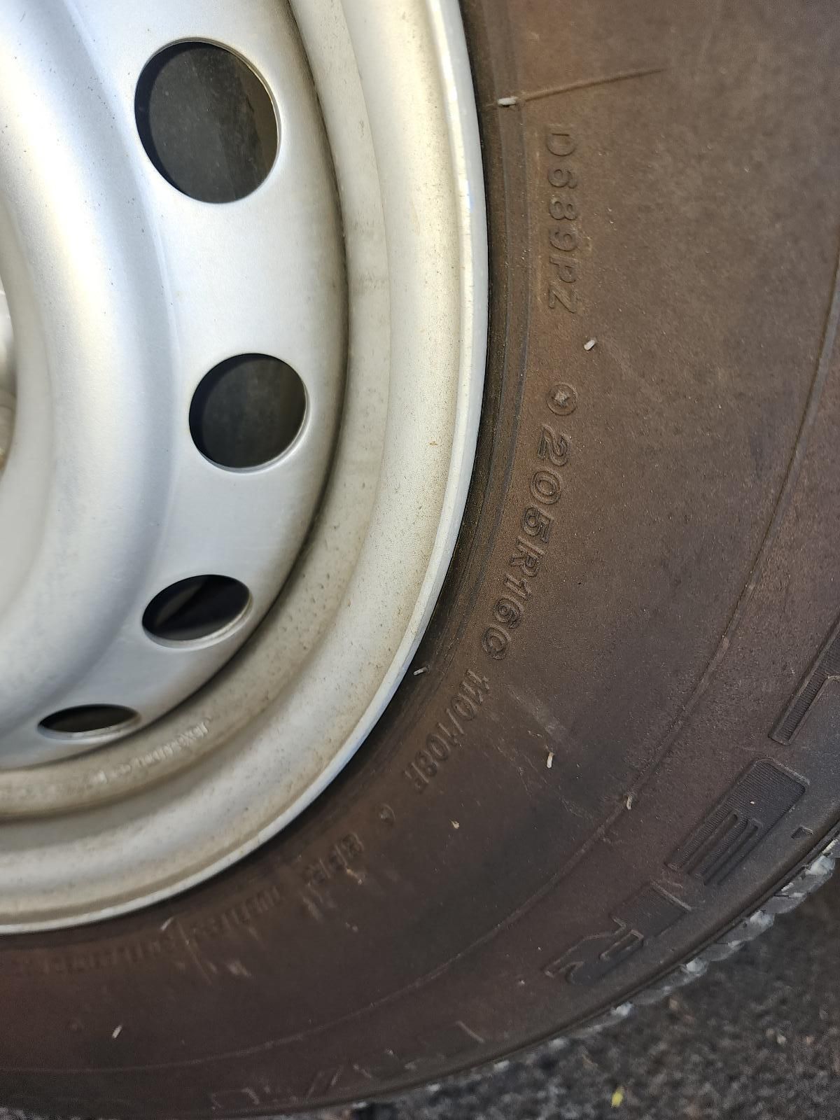 Close-up of a Car Tire With a Silver Steel Wheel Rim — South West 4WD Wreckers In Harristown, QLD
