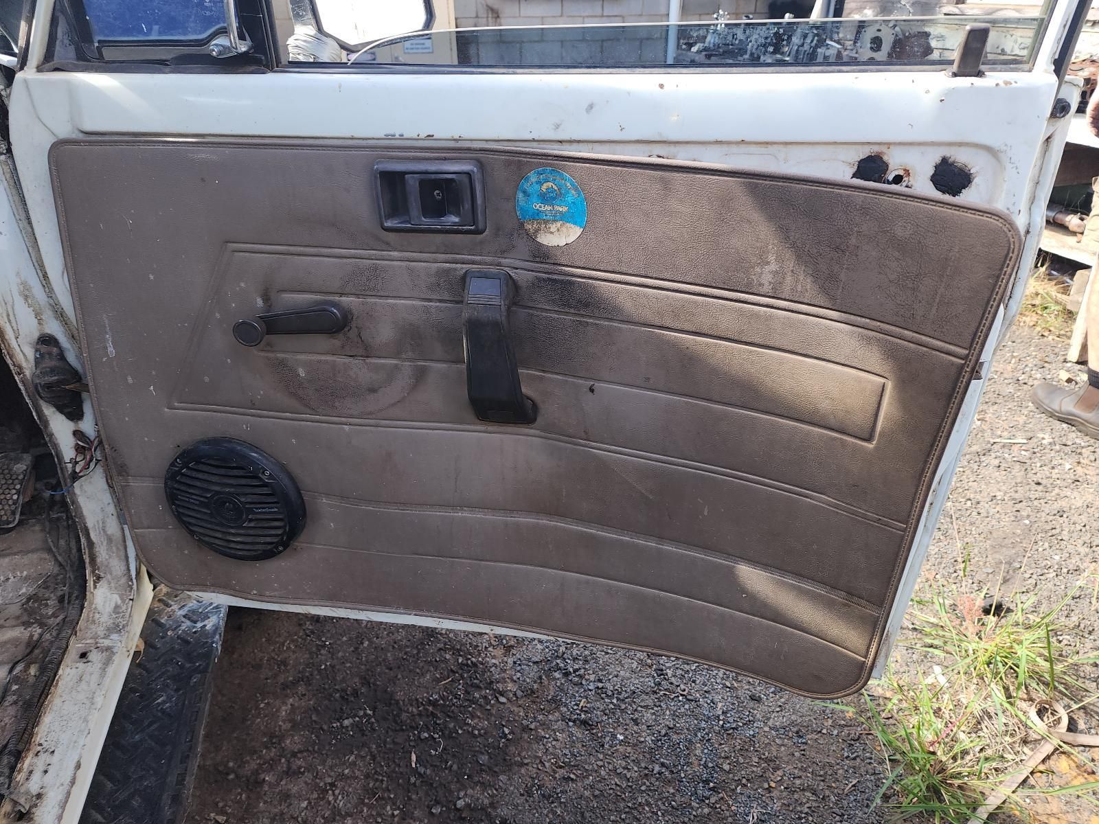 Car Door Interior Panel With Brown Trim — South West 4WD Wreckers In Harristown, QLD