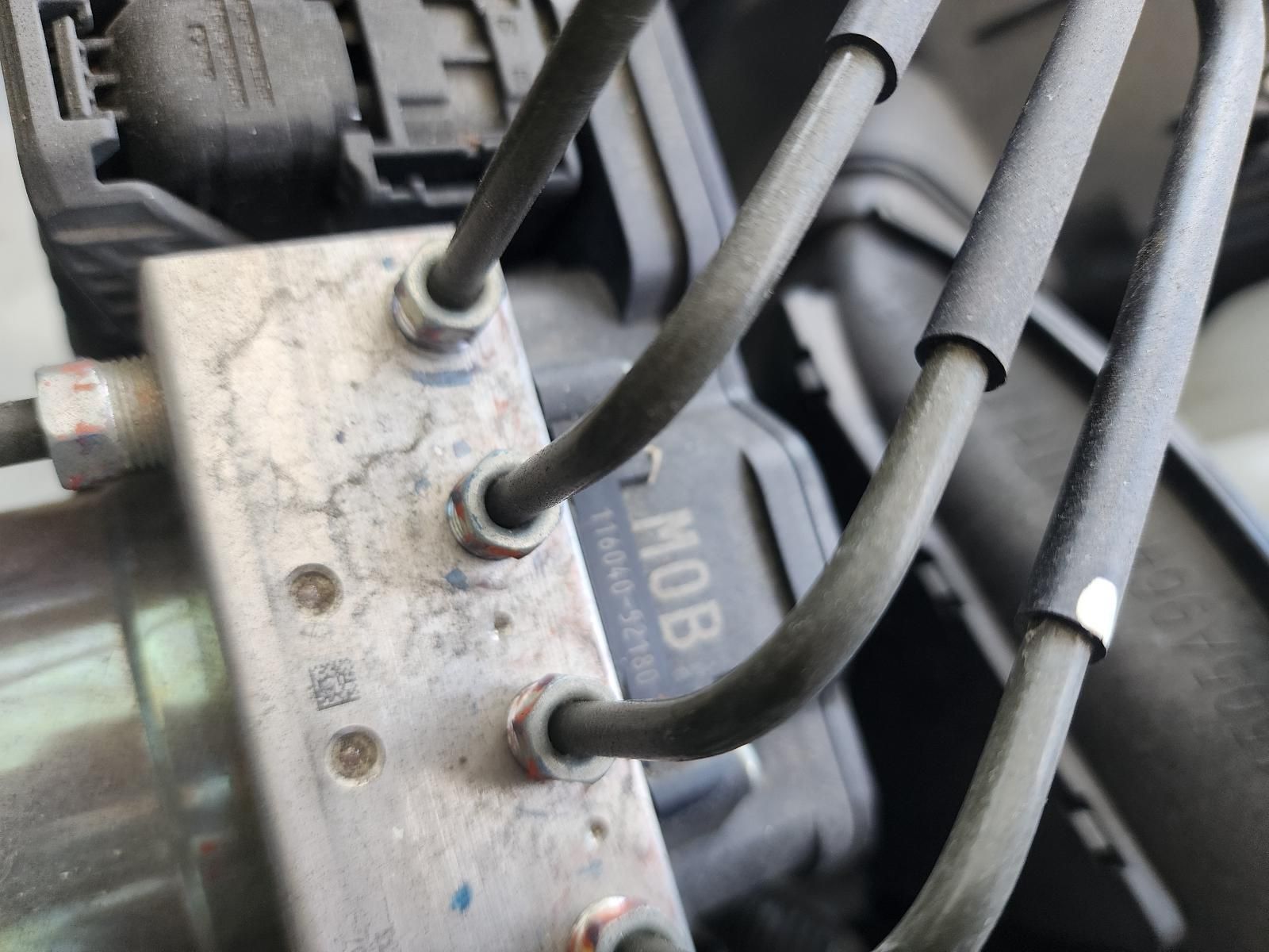Close-up of a Metal Electrical Terminal Block — South West 4WD Wreckers In Harristown, QLD