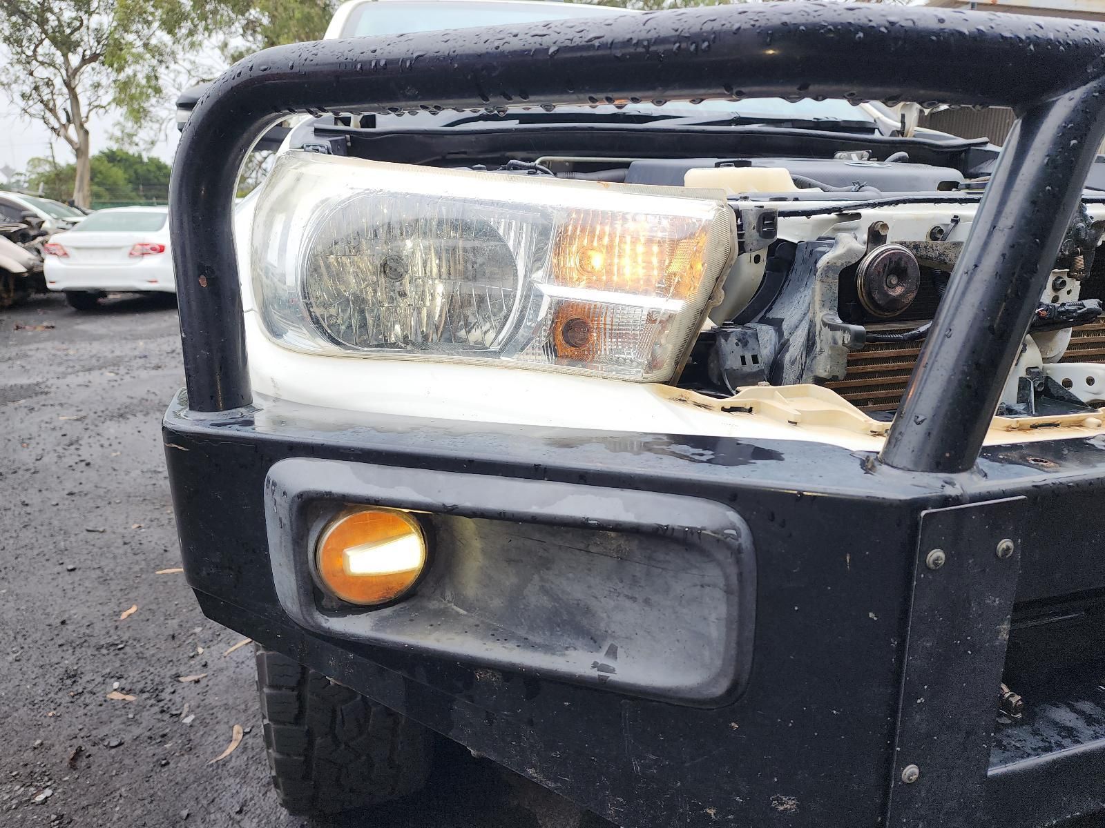 Front of a Black Vehicle With a Bull Bar — South West 4WD Wreckers In Harristown, QLD
